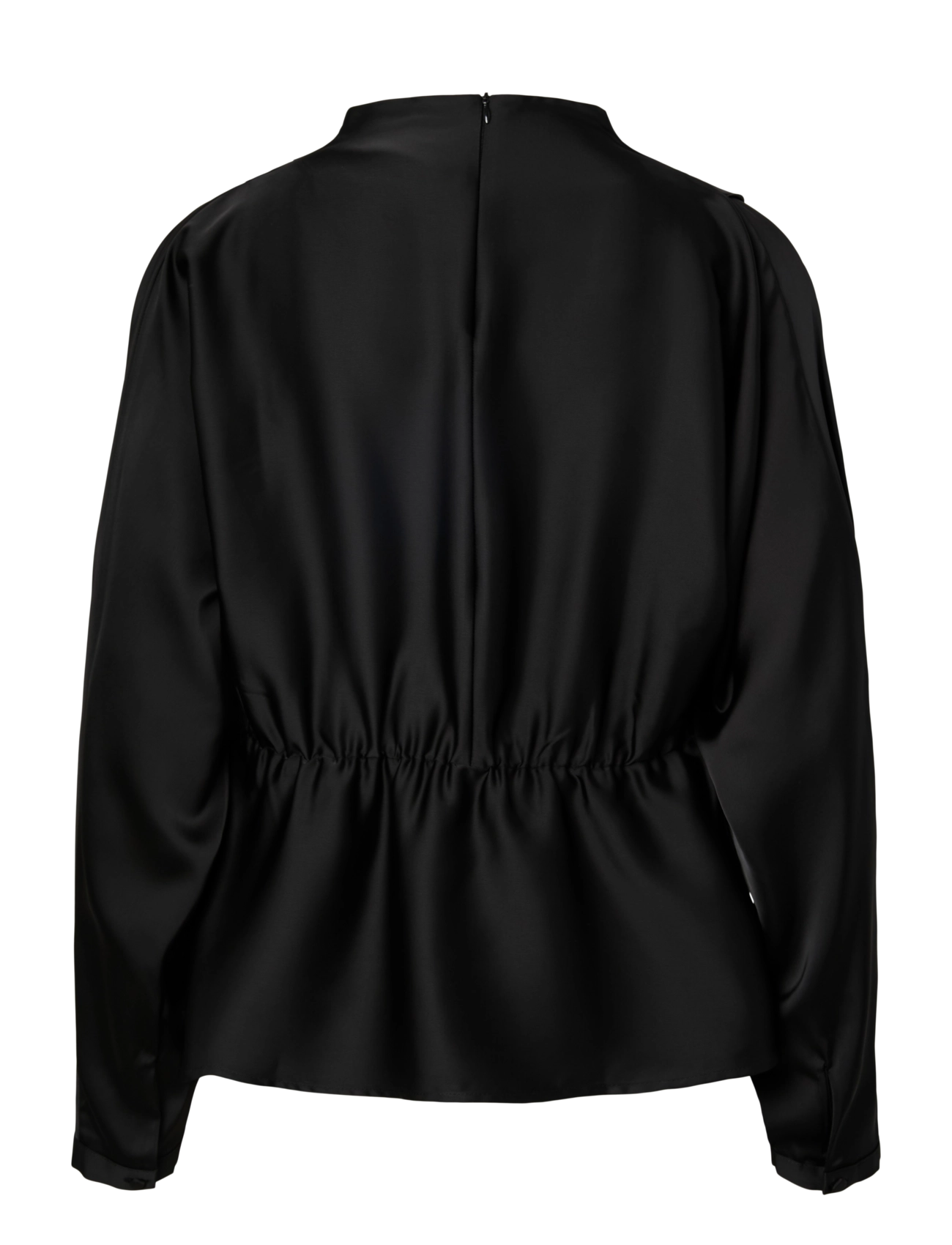YAS - YASPELLA LS FUNNEL NECK TOP S. NOOS - langärmelige blusen - black - 2