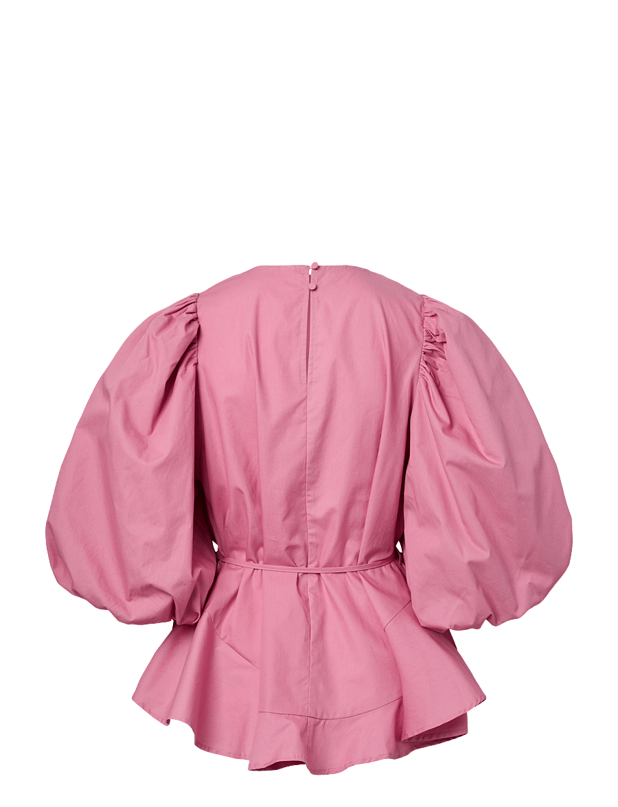 YAS - YASARIMA 3/4 OVERSIZE TOP S. - kurzärmelige blusen - cashmere rose - 1