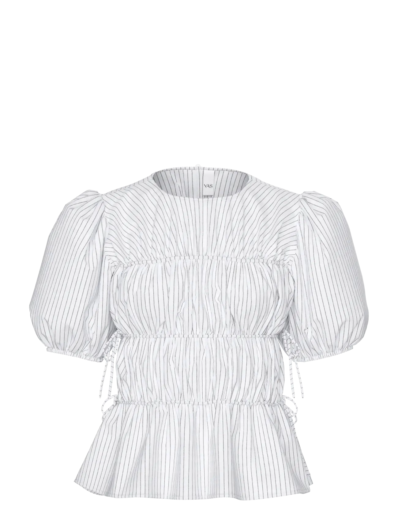 YAS Yasparga Ss Top - Pb, 42, White, Crop Overdele > Crop Overdele Med Korte Ærmer, Dame