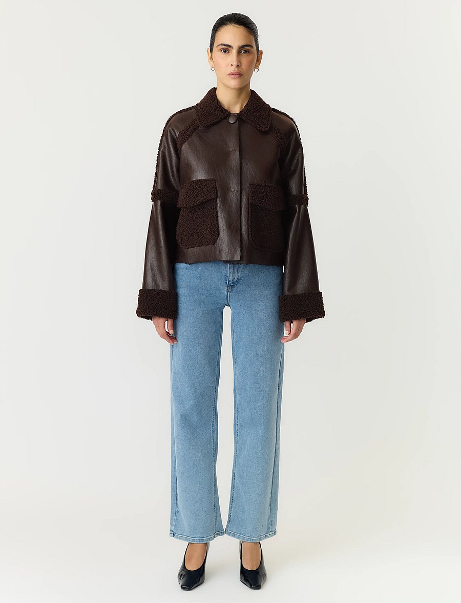 YAS - YASFILIA LS JACKET - coffee bean - 4