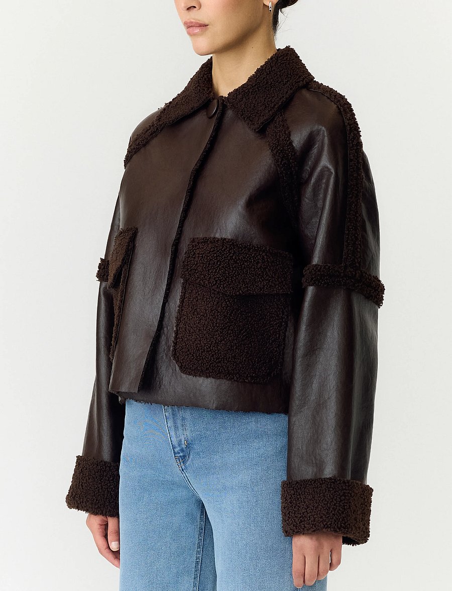 YAS - YASFILIA LS JACKET - coffee bean - 5