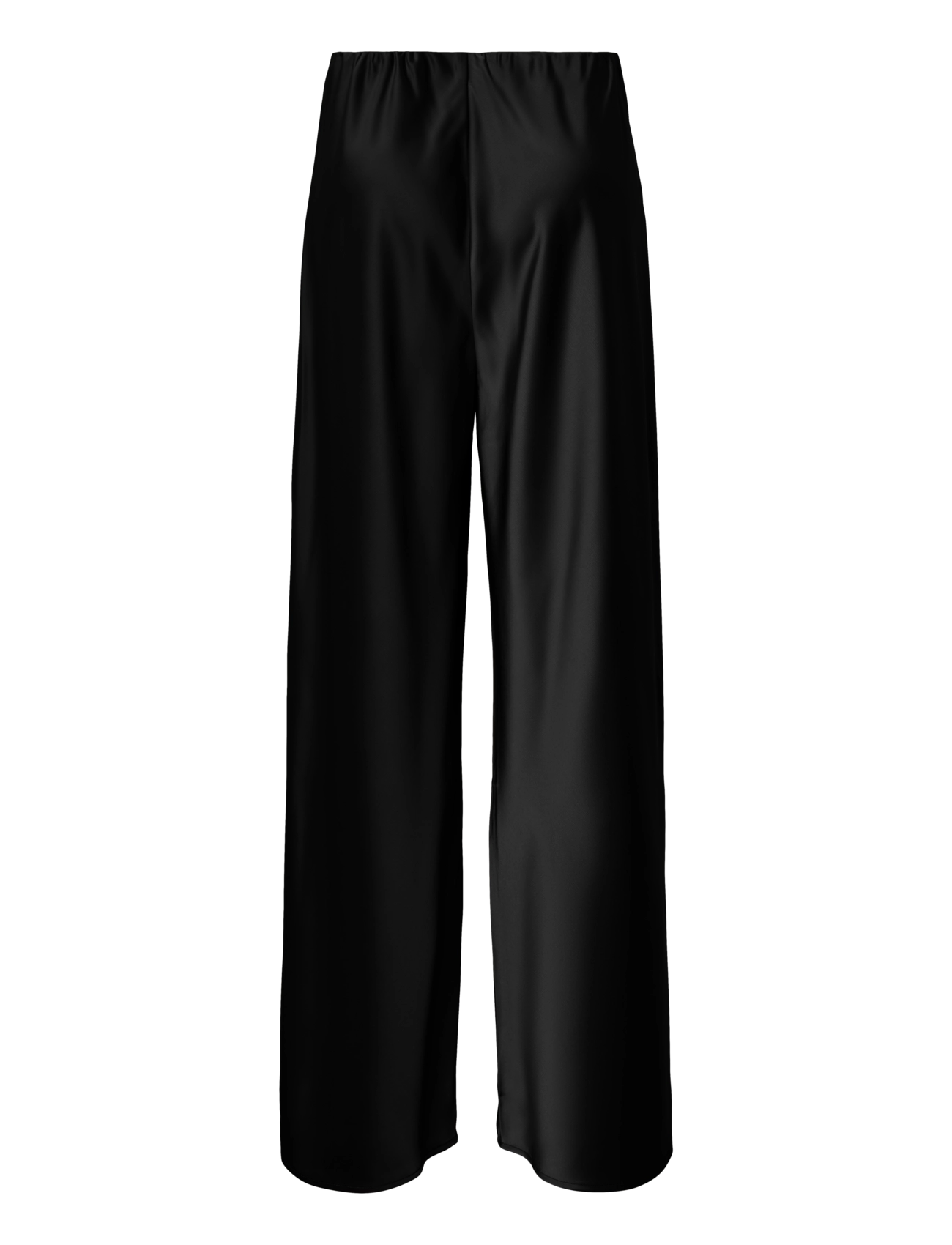 YAS - YASPELLA HW WIDE PANTS S. NOOS - bukser med brede ben - black - 1