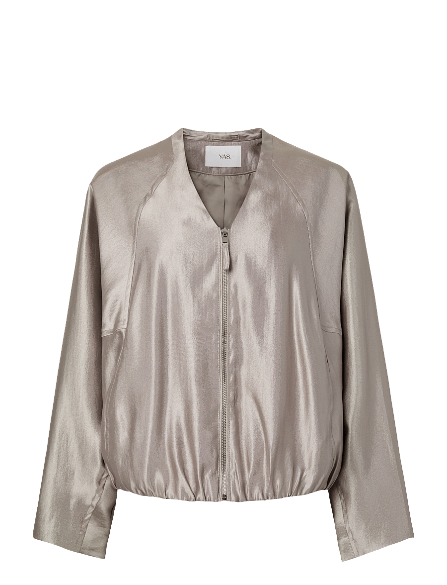 YAS - YASMALLIS LS BOMBER JACKET - frühlingsjacken - timber wolf - 1