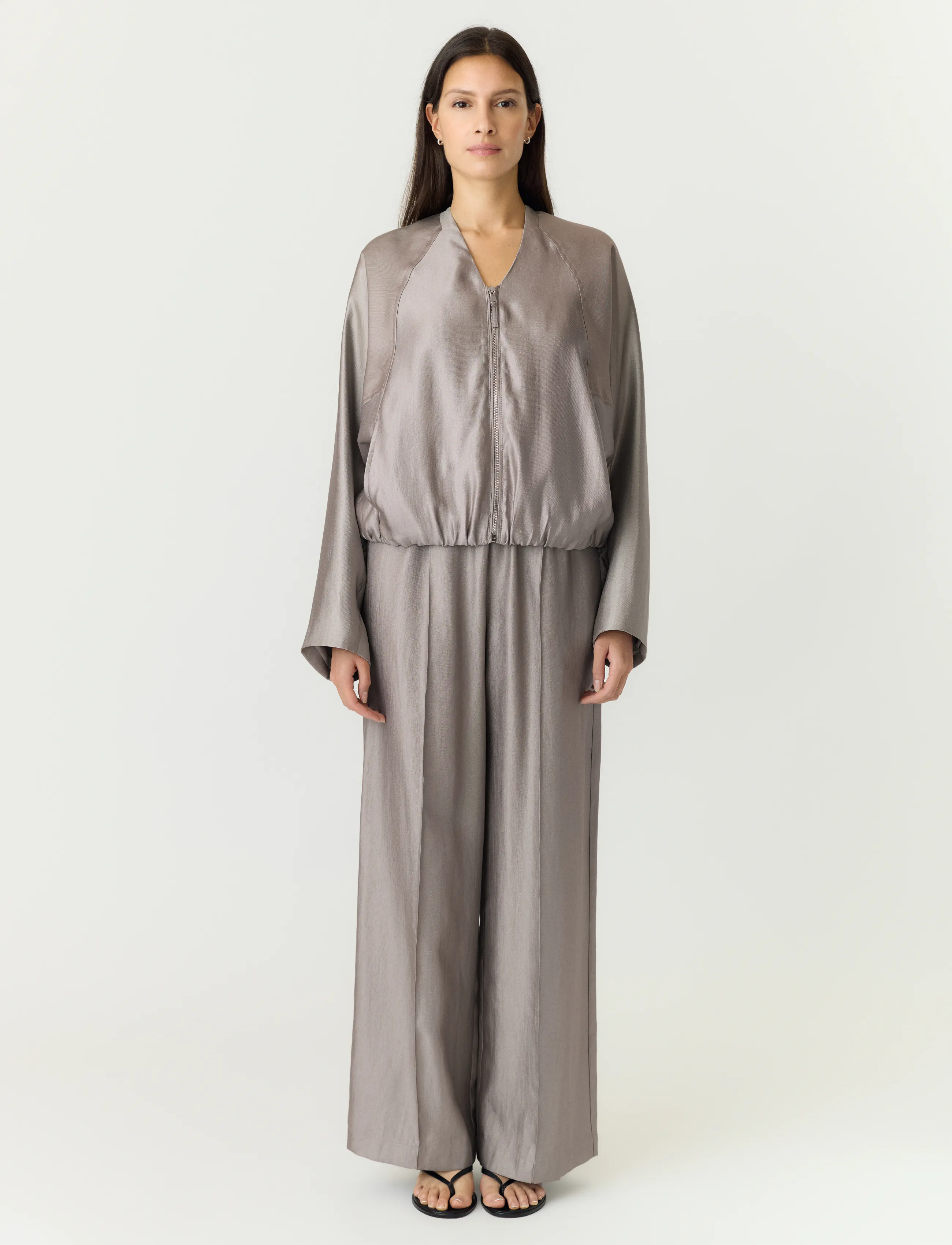 YAS - YASMALLIS HW PANT - culottes - timber wolf - 4