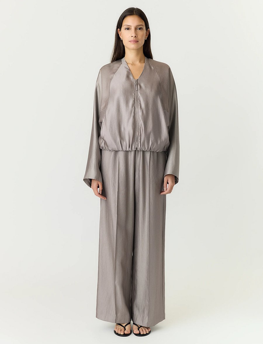 YAS - YASMALLIS HW PANT - culottes - timber wolf - 4
