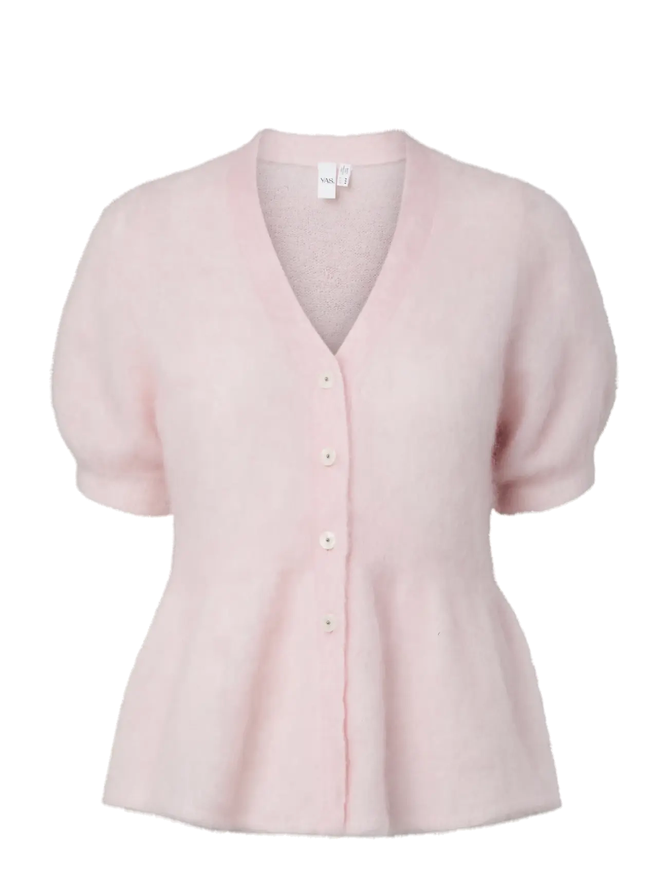 YAS Yastilde Ss Mohair Blend Knit Cardigan, XS, Purple, Strik > Cardigans, Dame
