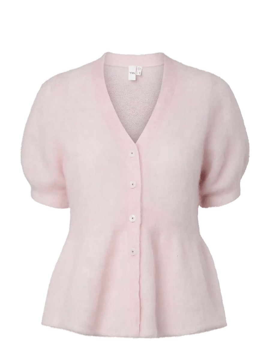 YAS - YASTILDE SS MOHAIR BLEND KNIT CARDIGAN - pale lilac - 0