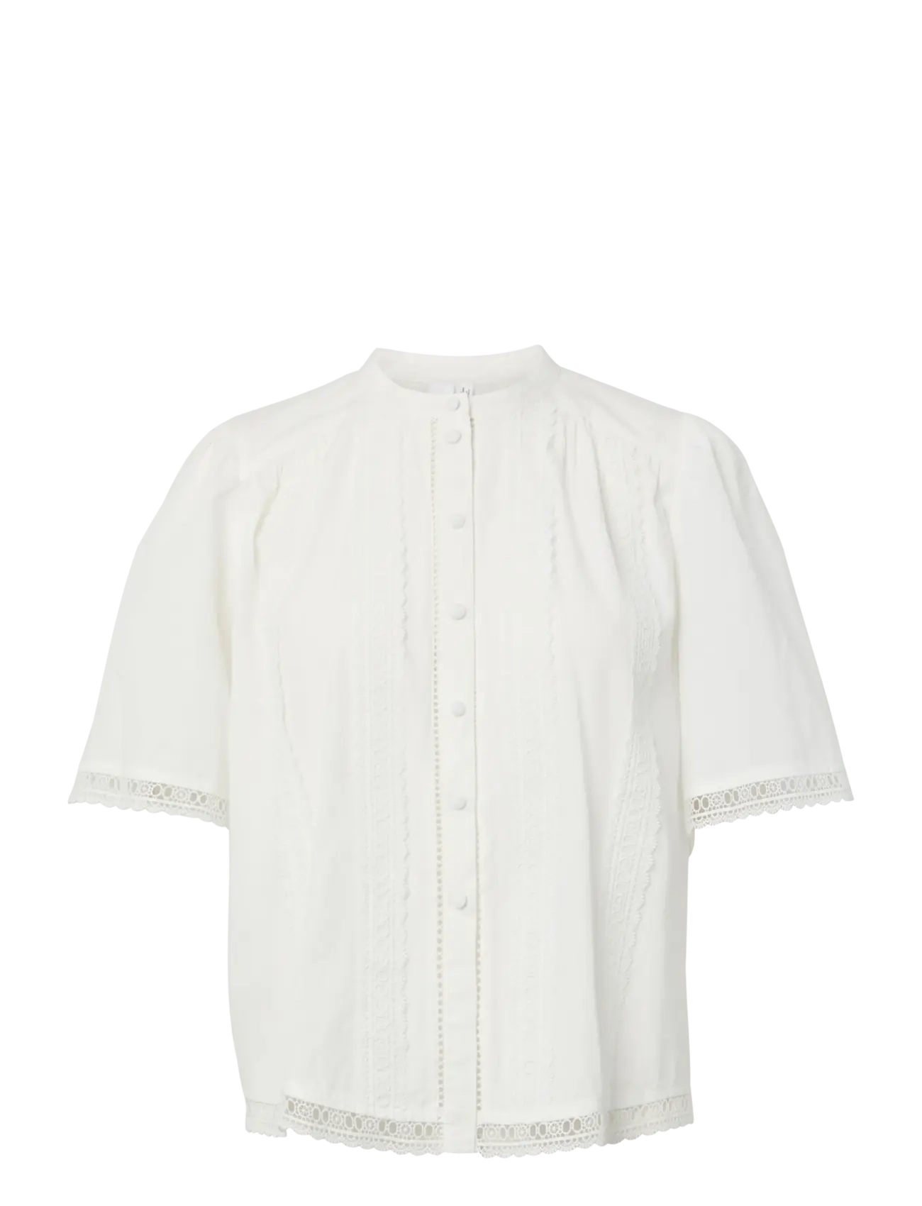 YAS gunio 2/4 Shirt S., Kvinder, Blonde Kortærmet Skjorte, Hvid, Str: 36