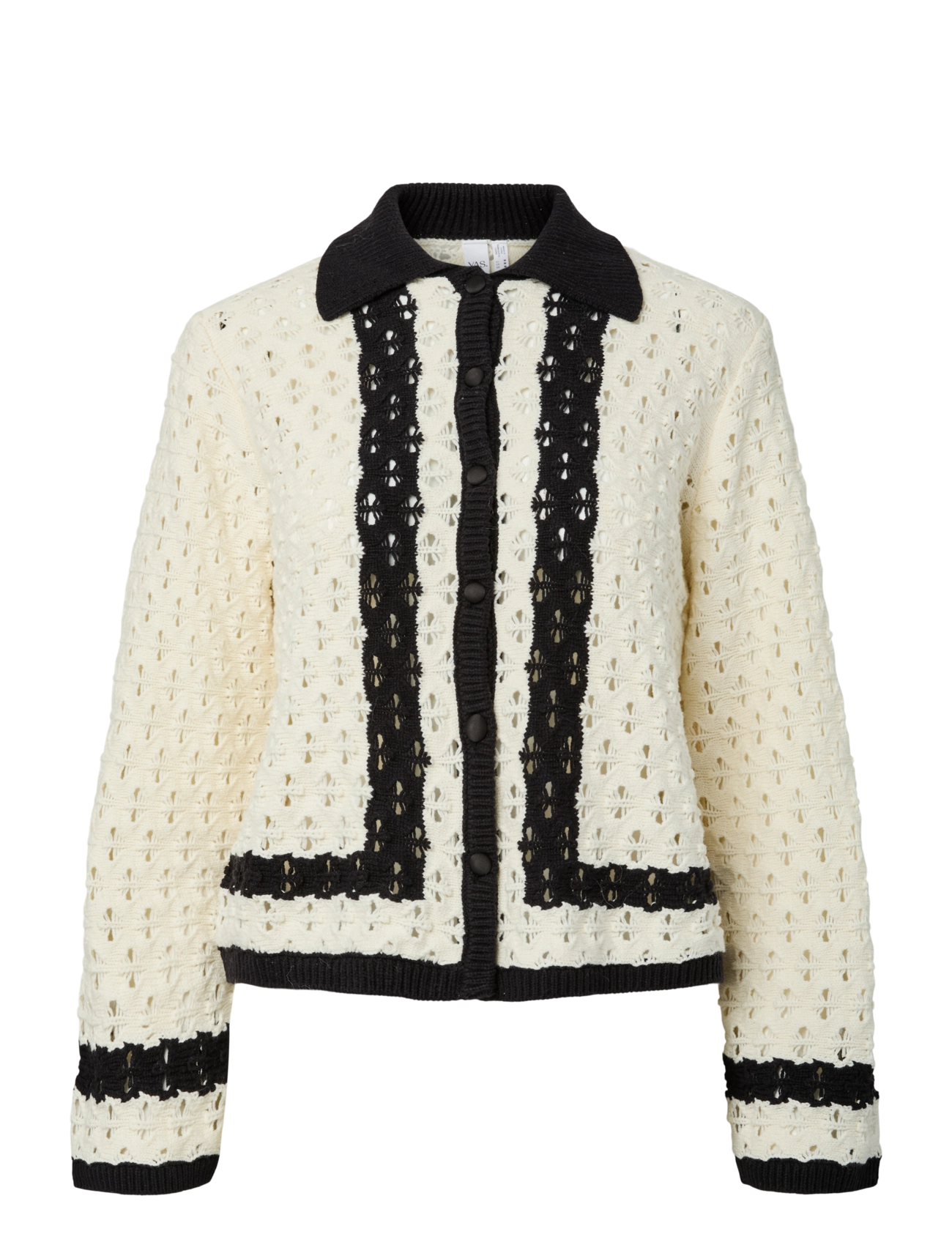 YAS damu Ls Knit Cardigan S., L, Knitwear, Creme - Cardigans, Frauen