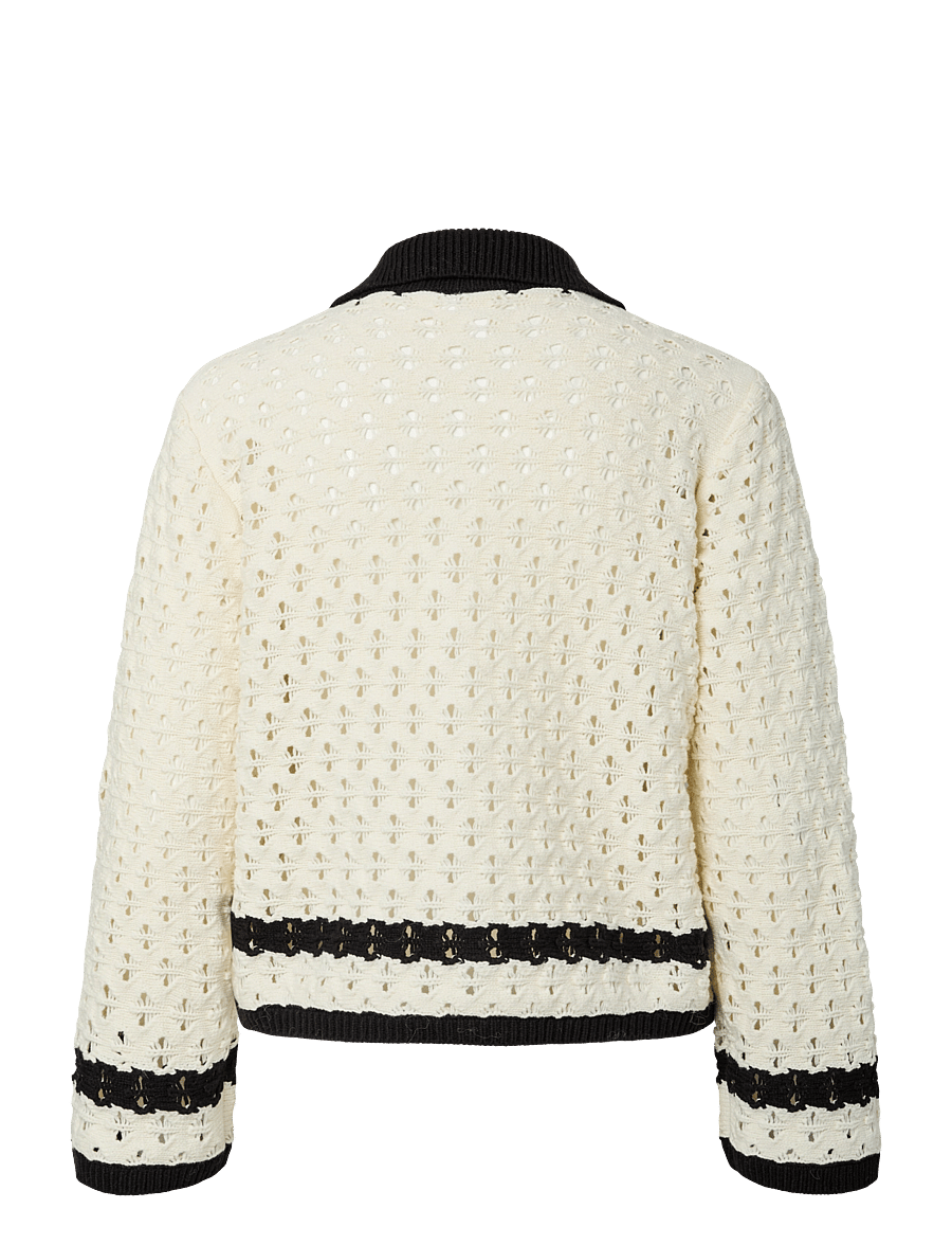 YAS - YASDAMU LS KNIT CARDIGAN S. - strickjacken - pristine - 1