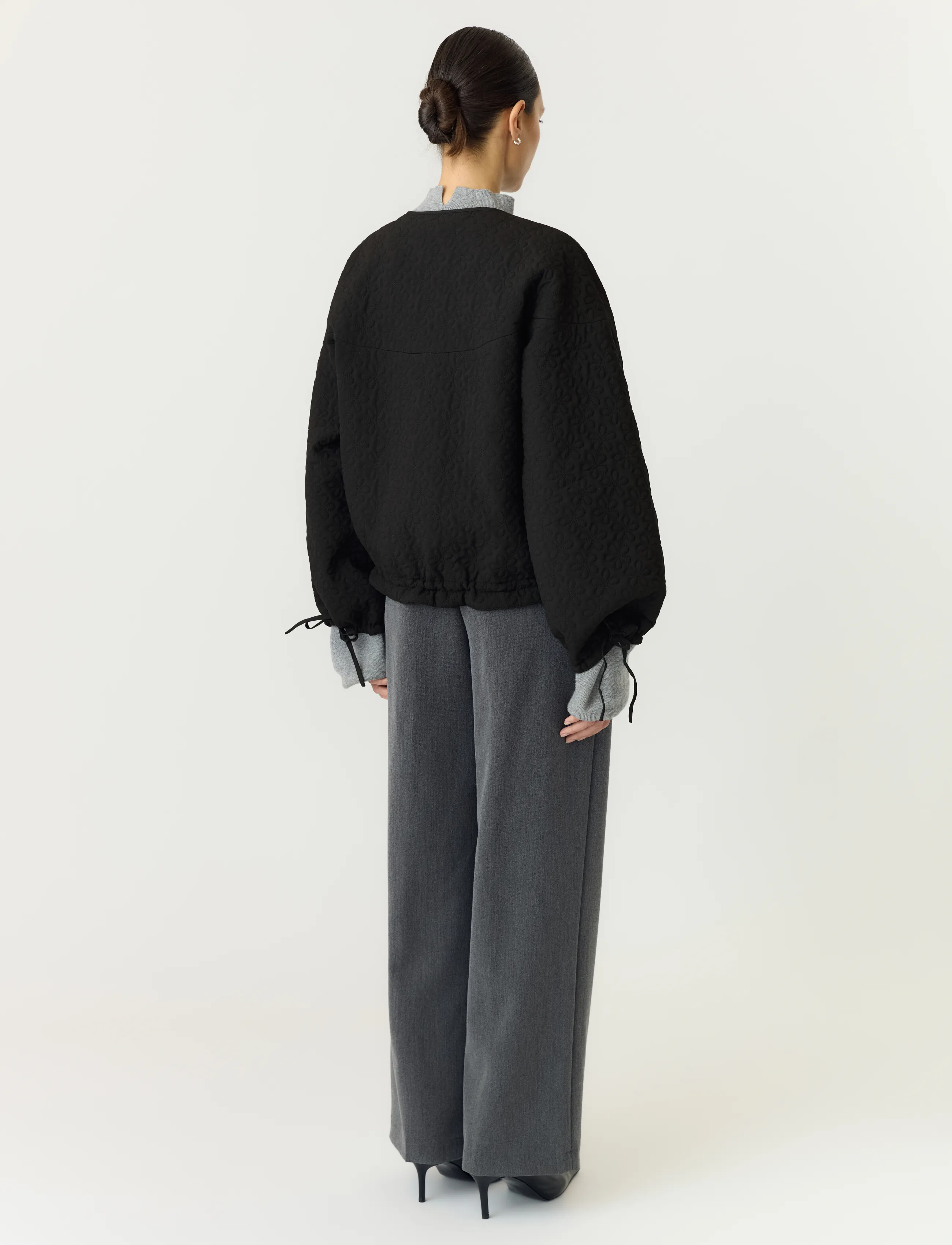 YAS - YASGLANA LS REVERSIBLE JACKET S. - black - 3