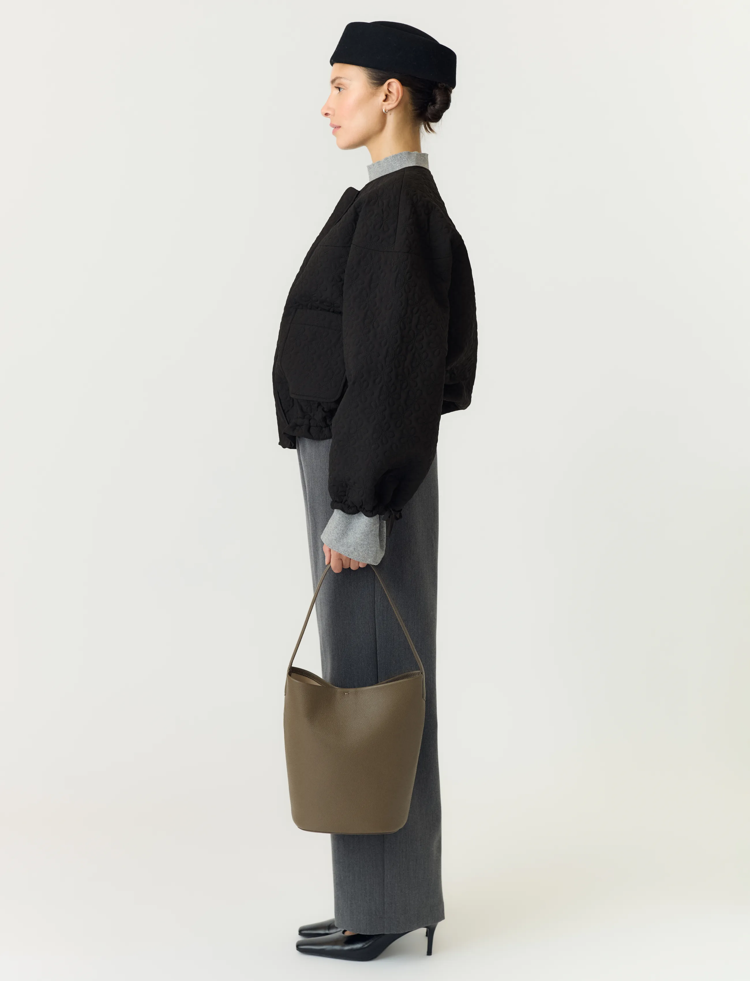 YAS - YASGLANA LS REVERSIBLE JACKET S. - black - 5