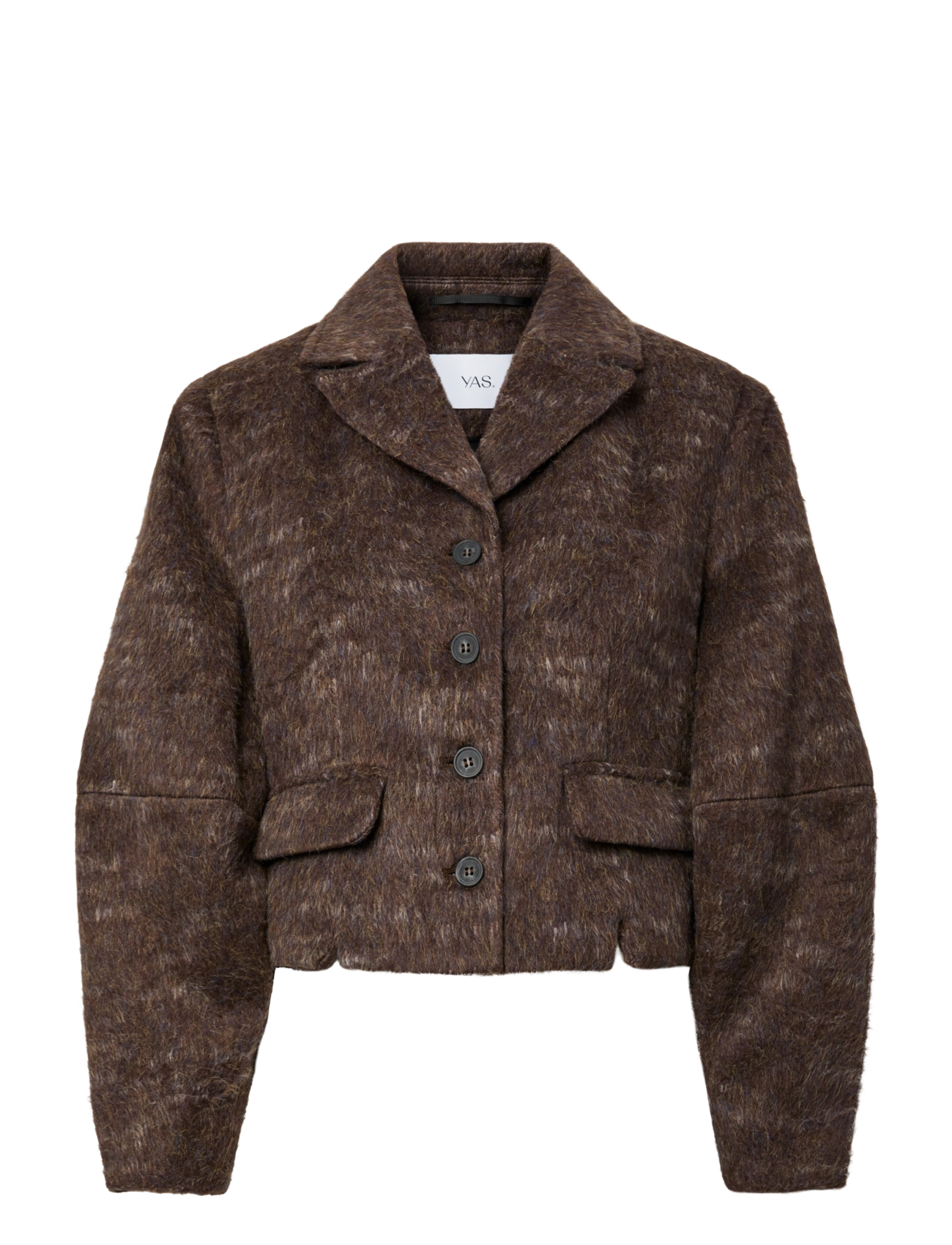 YAS YASHULIVA LS JACKET - Kläder - HUCKLEBERRY / brown