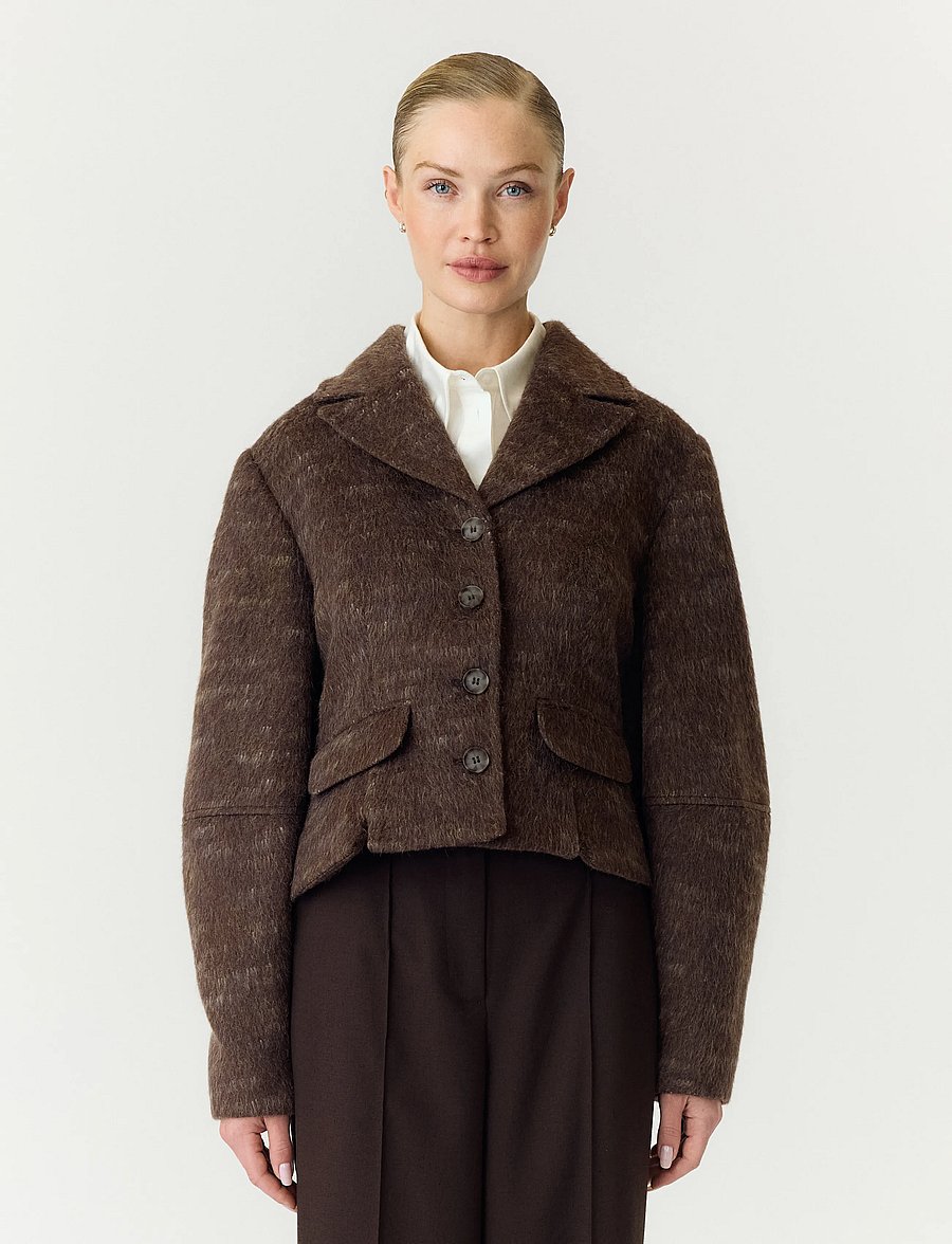 YAS - YASHULIVA LS JACKET - korta kavajer - huckleberry - 0