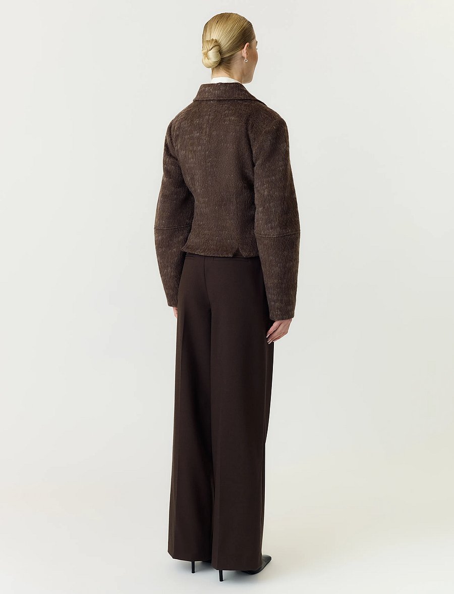 YAS - YASHULIVA LS JACKET - korta kavajer - huckleberry - 3