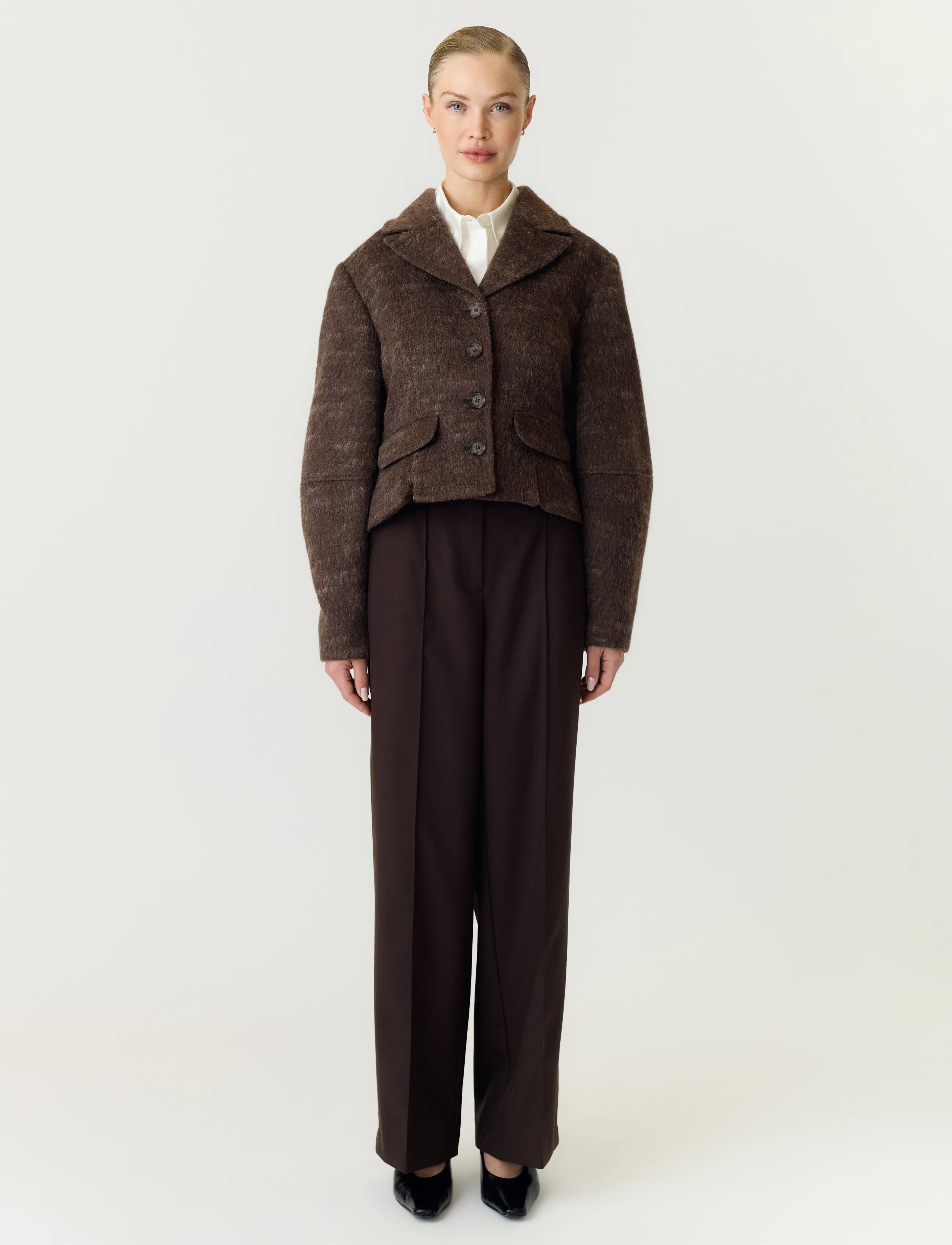 YAS - YASHULIVA LS JACKET - korta kavajer - huckleberry - 4
