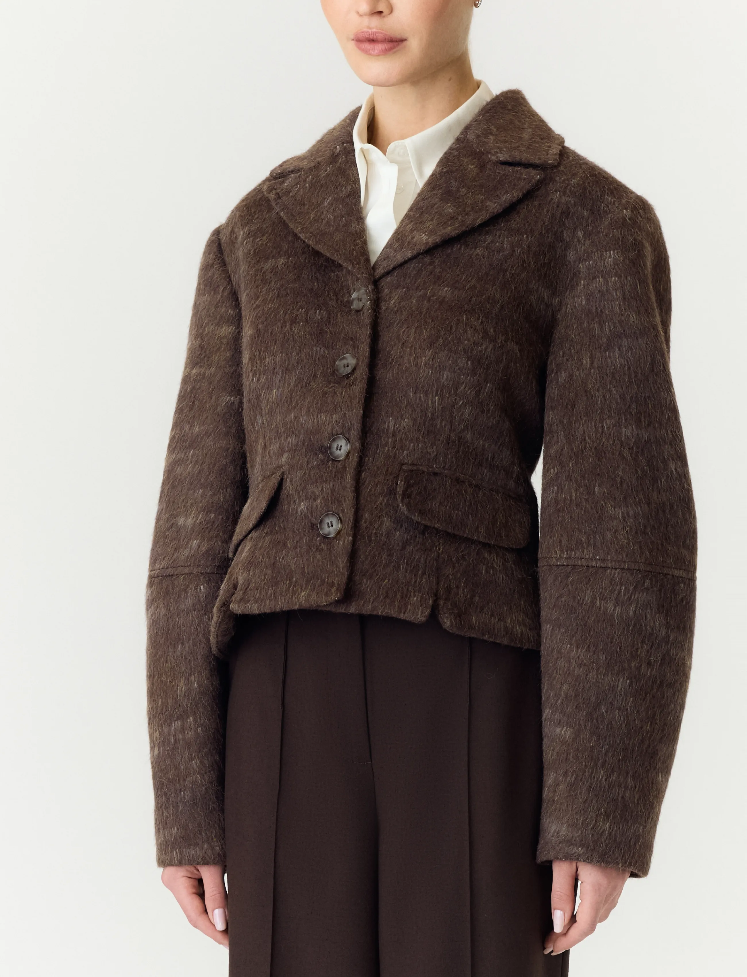 YAS - YASHULIVA LS JACKET - korta kavajer - huckleberry - 5