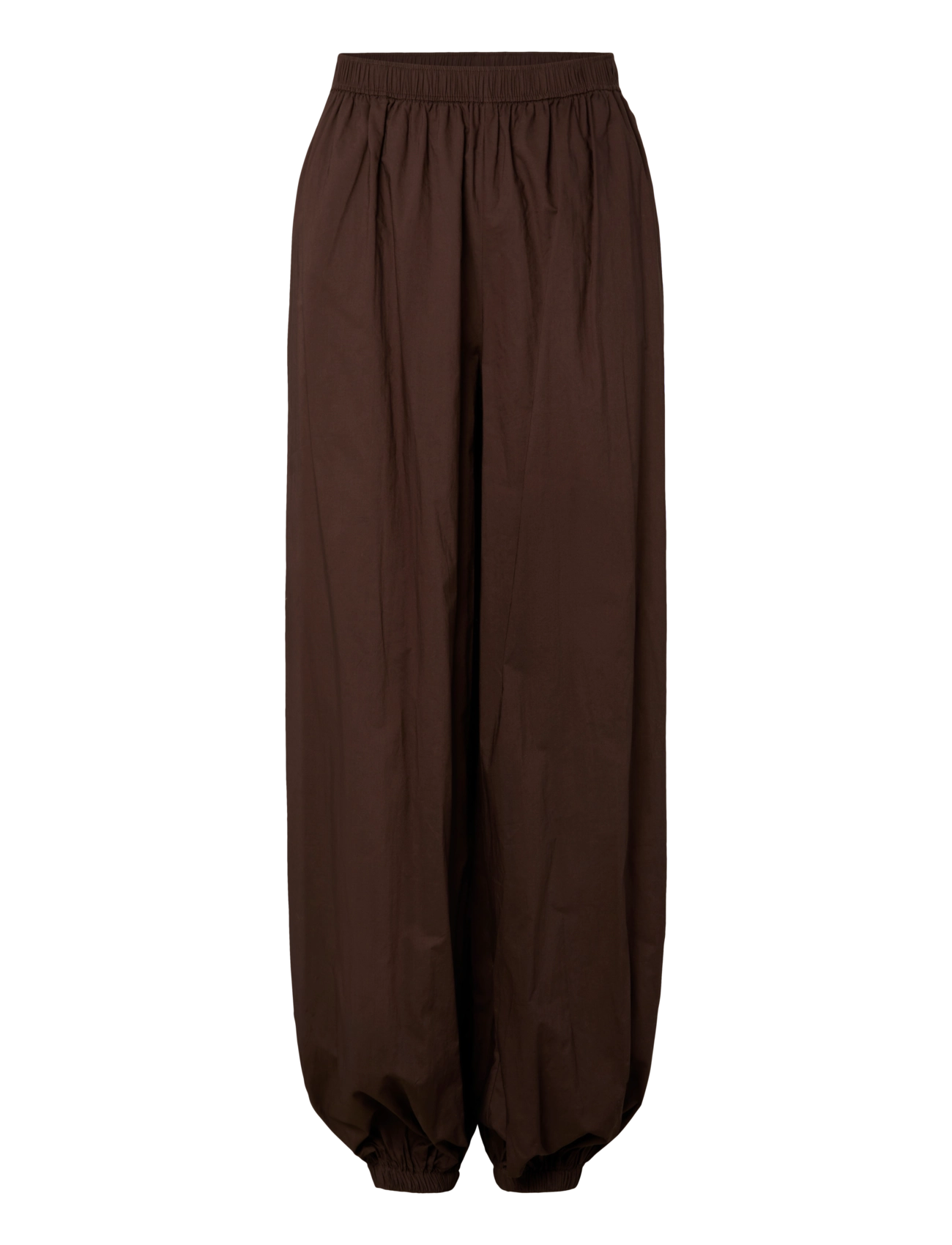 YAS - YASMELVO HW BALLOON PANT S. - hosen mit geradem bein - coffee bean - 1