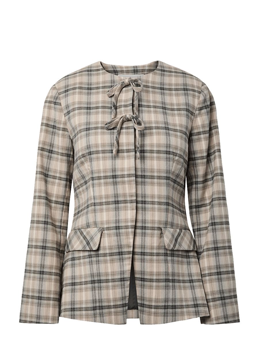 YAS - YASCHIRO LS BLAZER - enkelknäppta kavajer - dark grey - 1