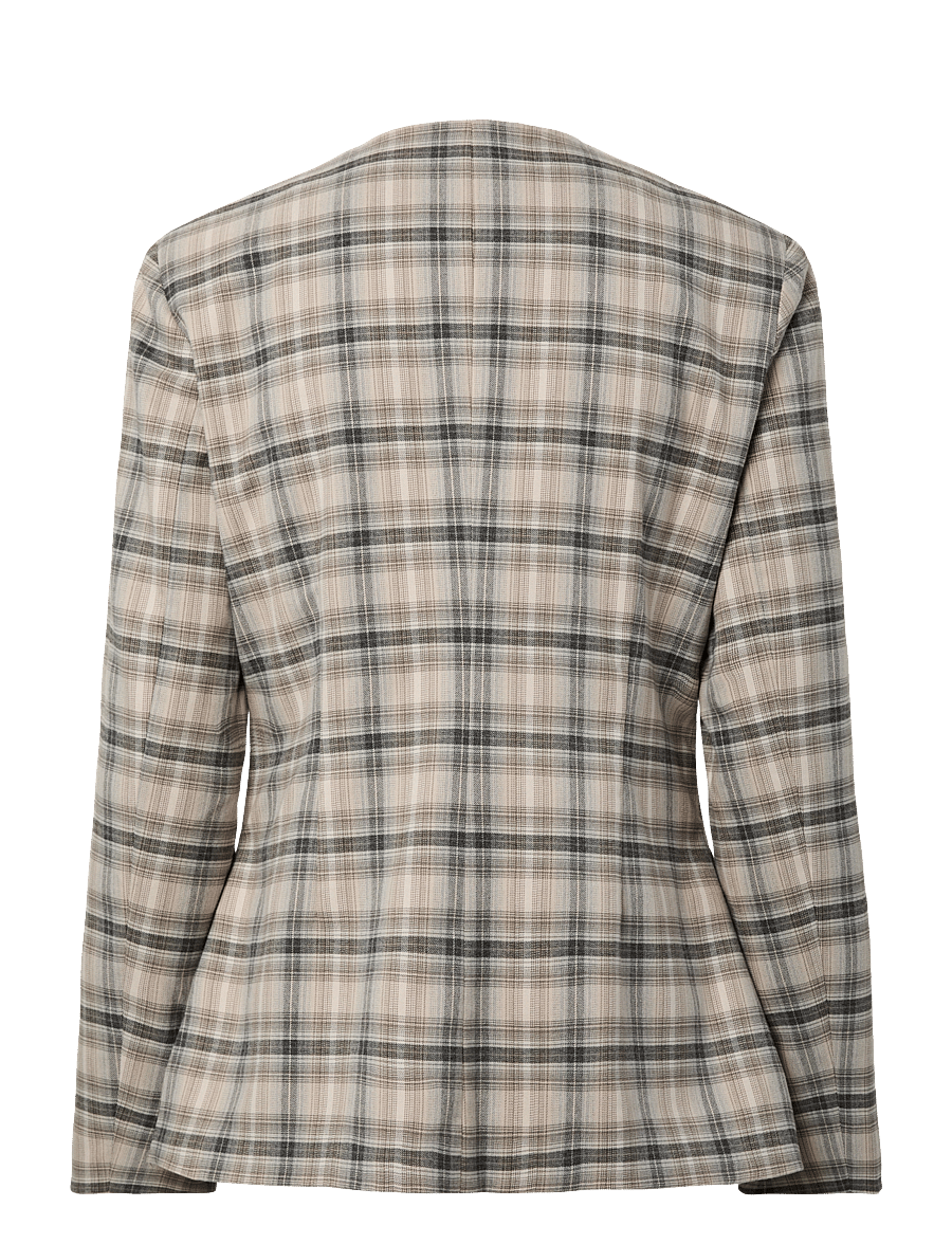 YAS - YASCHIRO LS BLAZER - enkelknäppta kavajer - dark grey - 2