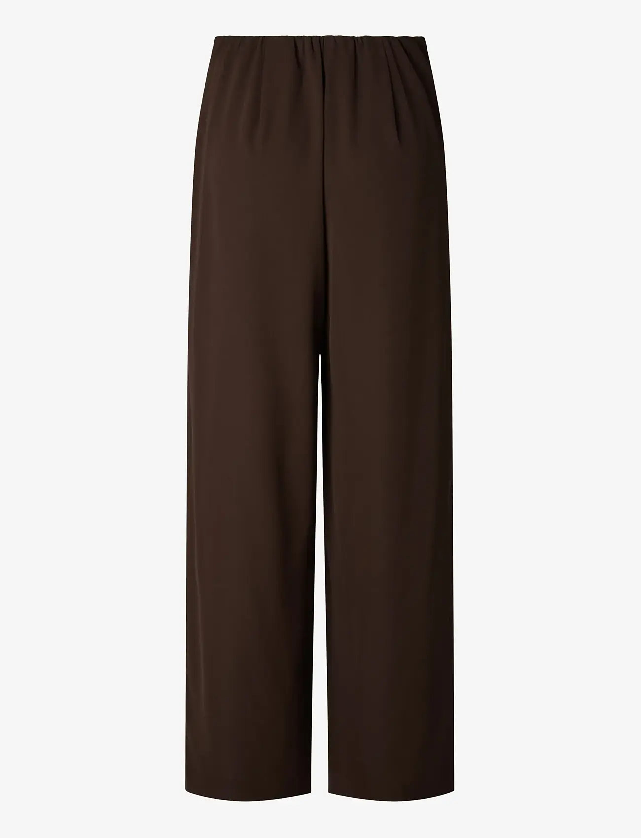 YAS - YASRANIA HW STRAIGHT PANTS - EX - straight leg trousers - coffee bean - 2