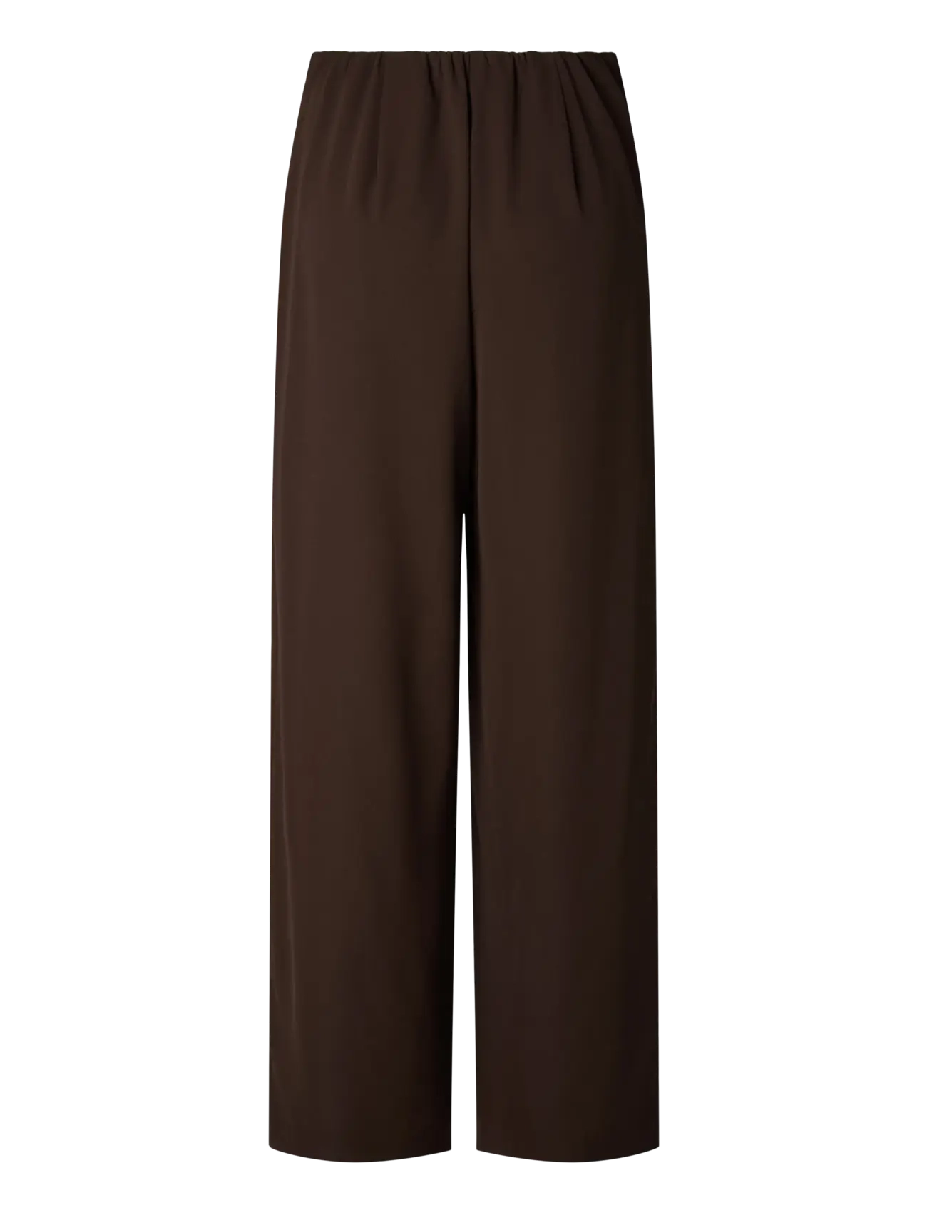 YAS - YASRANIA HW STRAIGHT PANTS - EX - straight leg hosen - coffee bean - 2