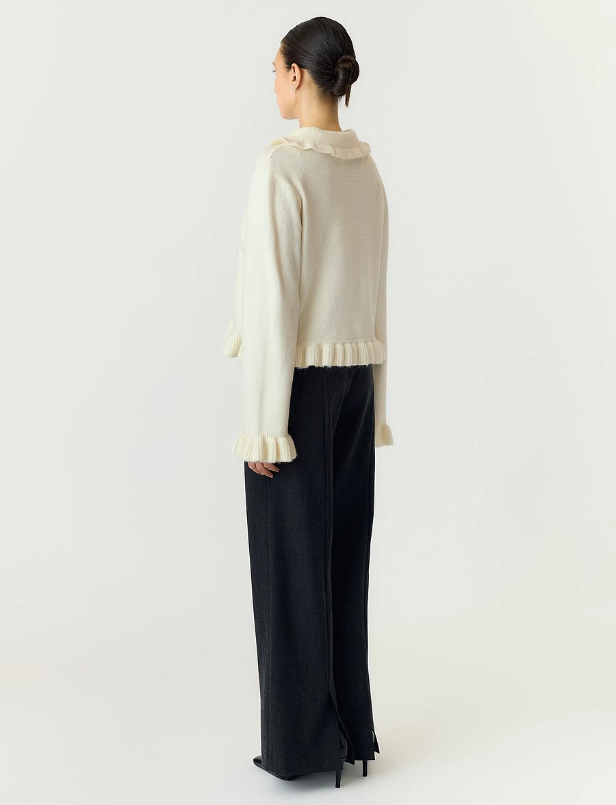 YAS - YASFRILO LS KNIT CARDIGAN S. NOOS - pristine - 3
