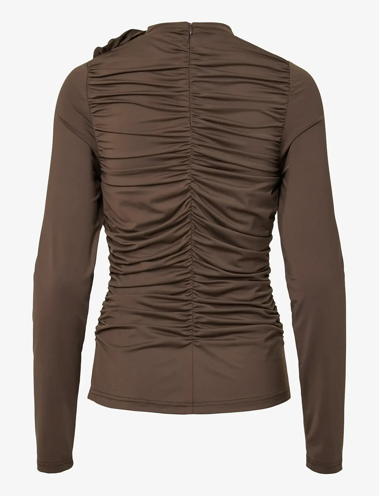 YAS - YASDONA LS TOP - D2D - langærmede bluser - chocolate brown - 2