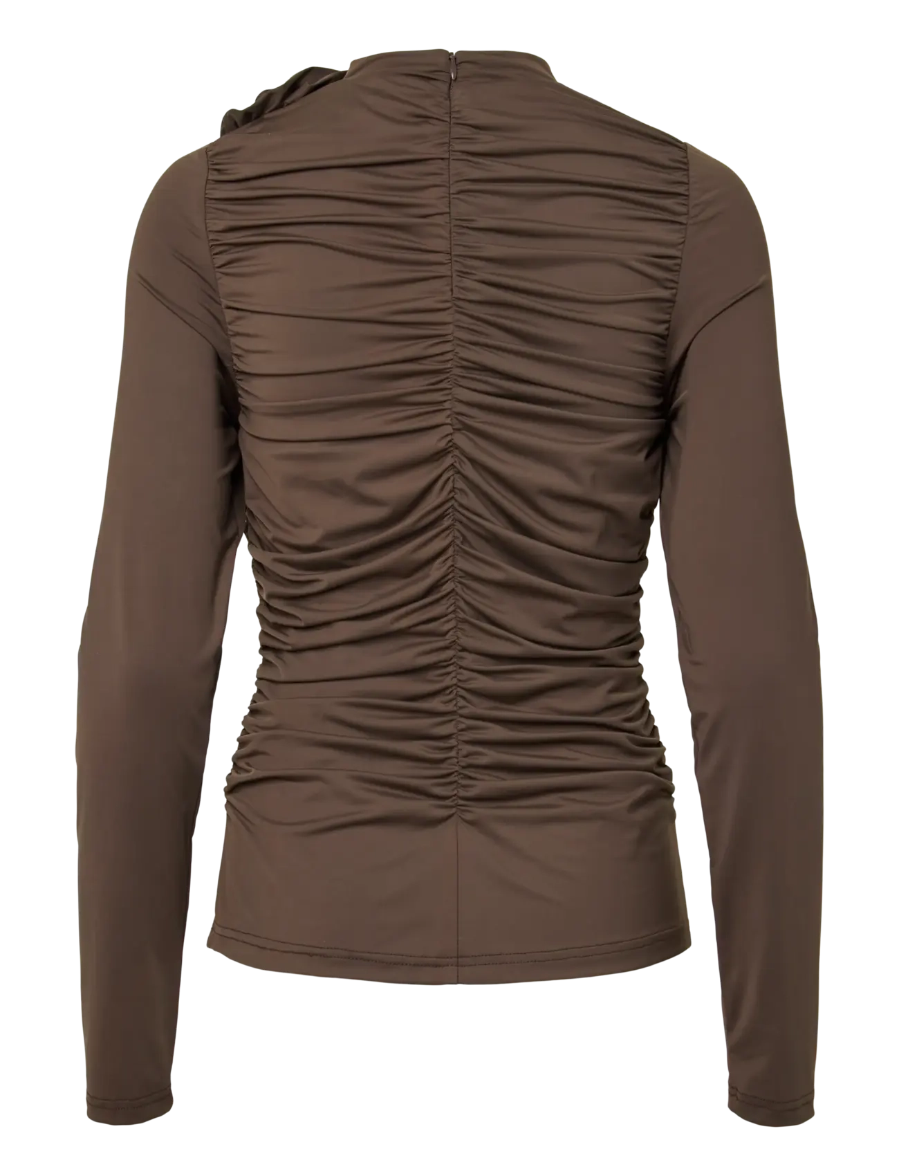 YAS - YASDONA LS TOP - D2D - langærmede bluser - chocolate brown - 2