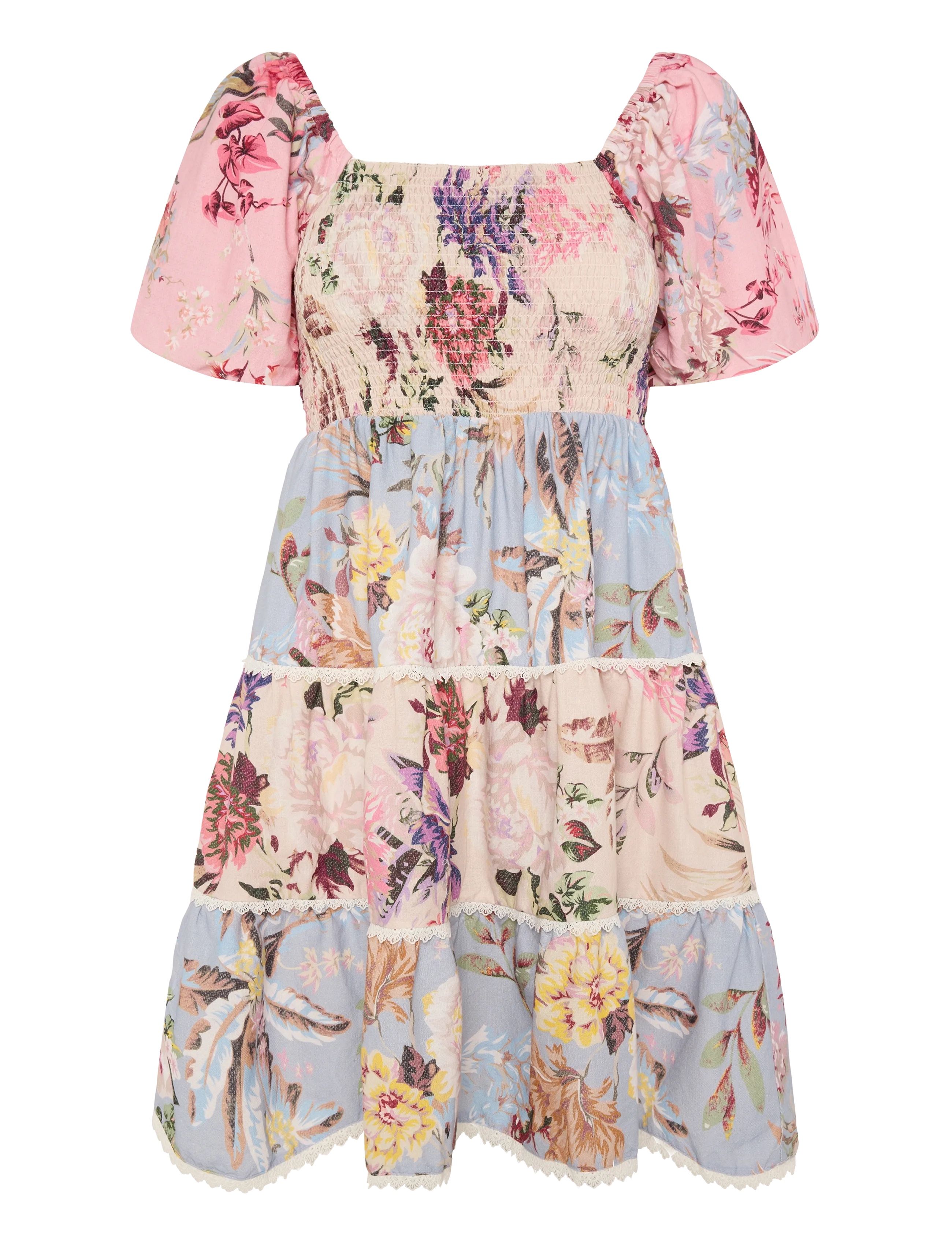 YAS messa Ss Short Dress Fest S., 34, Dresses, Mehrfarbig/gemustert - Dress, Frauen