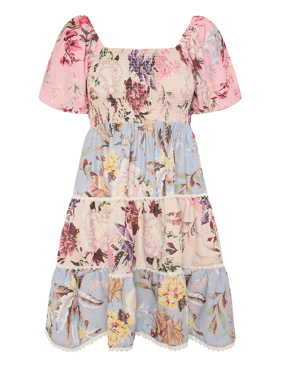YAS - YASMESSA SS SHORT DRESS - FEST S. - sommerkjoler - pristine - 0