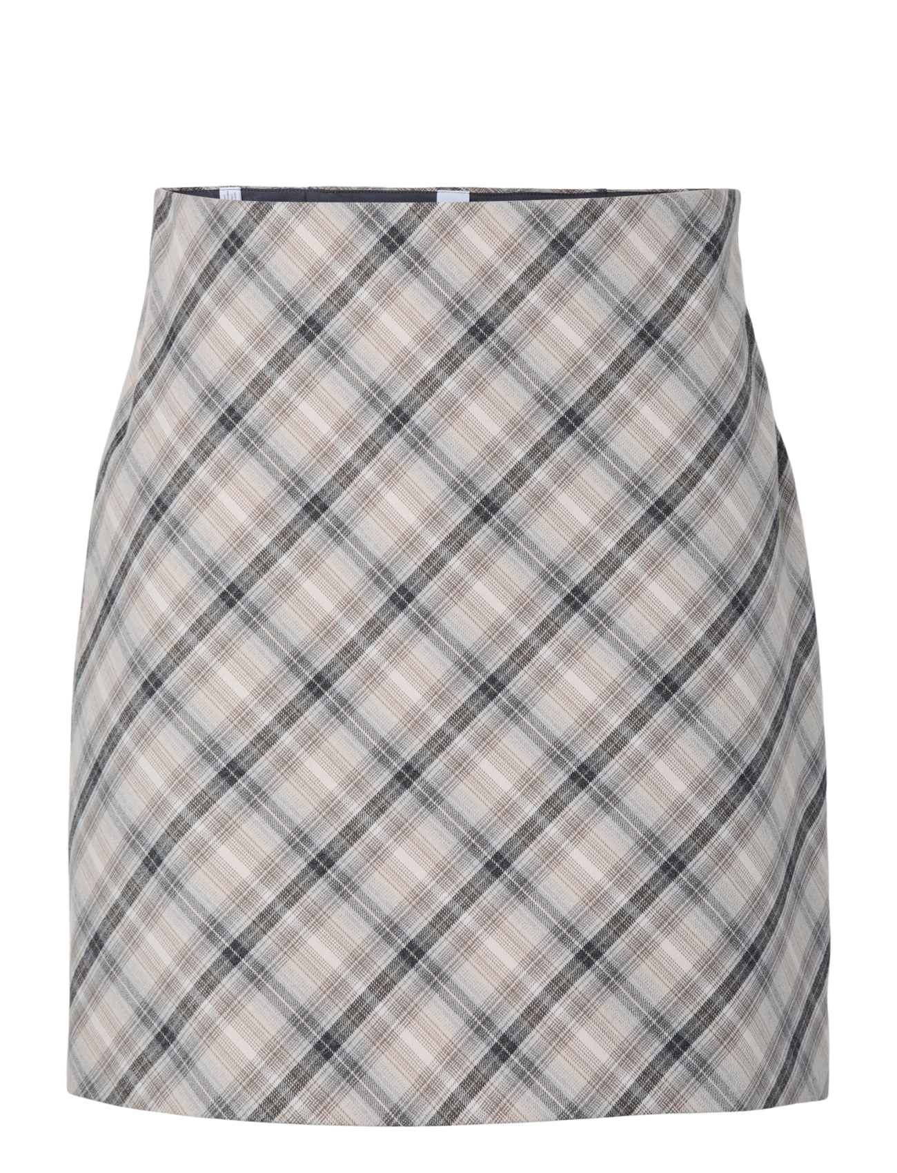 YAS YASCHIRO HW SKIRT - Kläder - DARK GREY / grey