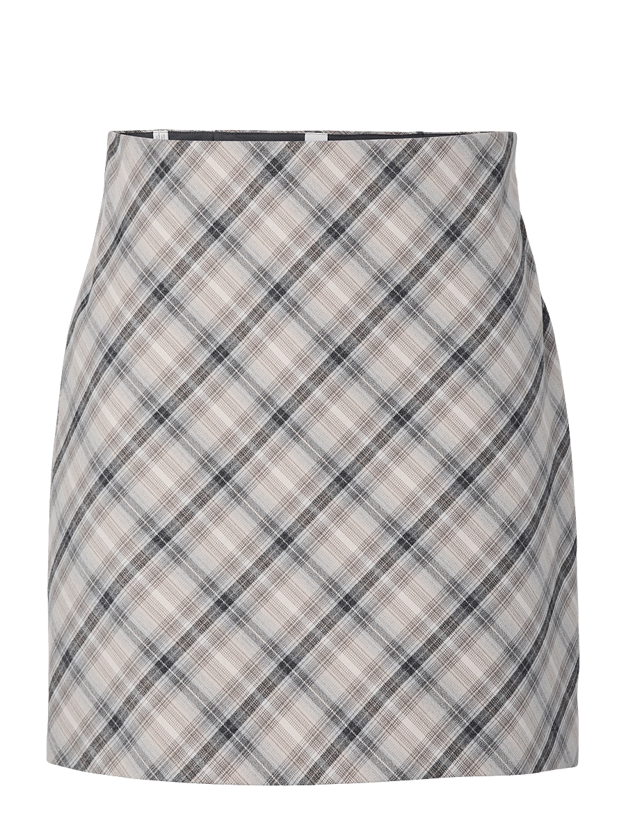 YAS - YASCHIRO HW SKIRT - korte nederdele - dark grey - 1