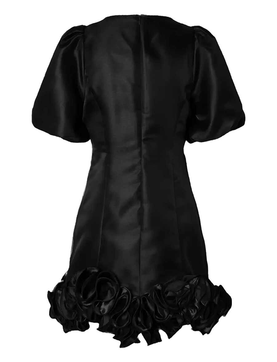 YAS - YASELINA WAVE 2/4 DRESS S. - SHOW - black - 1