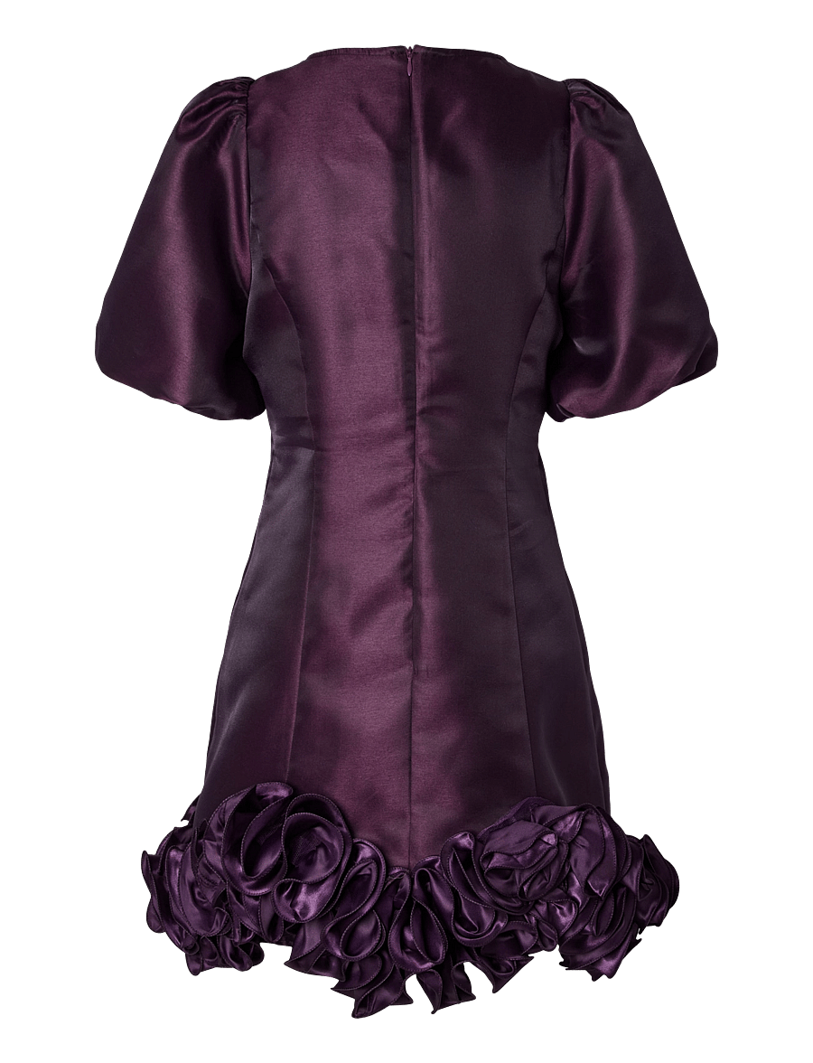 YAS - YASELINA WAVE 2/4 DRESS S. - SHOW - shadow purple - 2