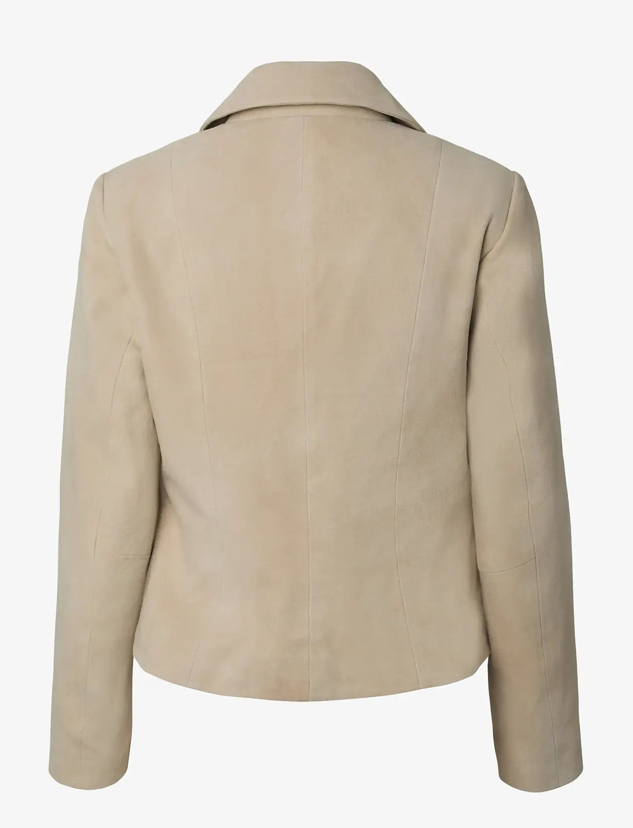YAS - YASTHELA SUEDE LEATHER SHORT JACKET - EX - lühikesed jakid - pale khaki - 2