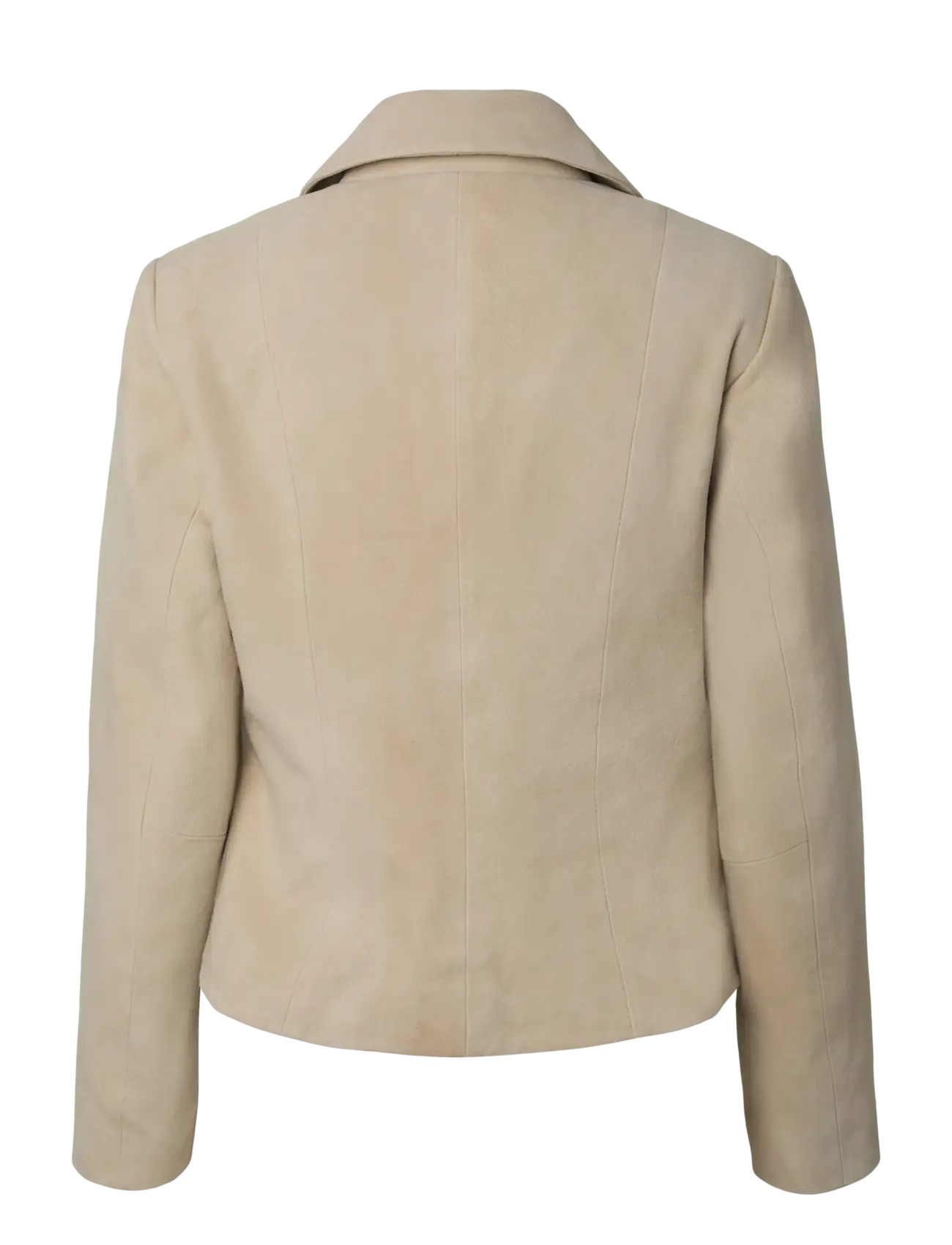 YAS - YASTHELA SUEDE LEATHER SHORT JACKET - EX - korte blazere - pale khaki - 2