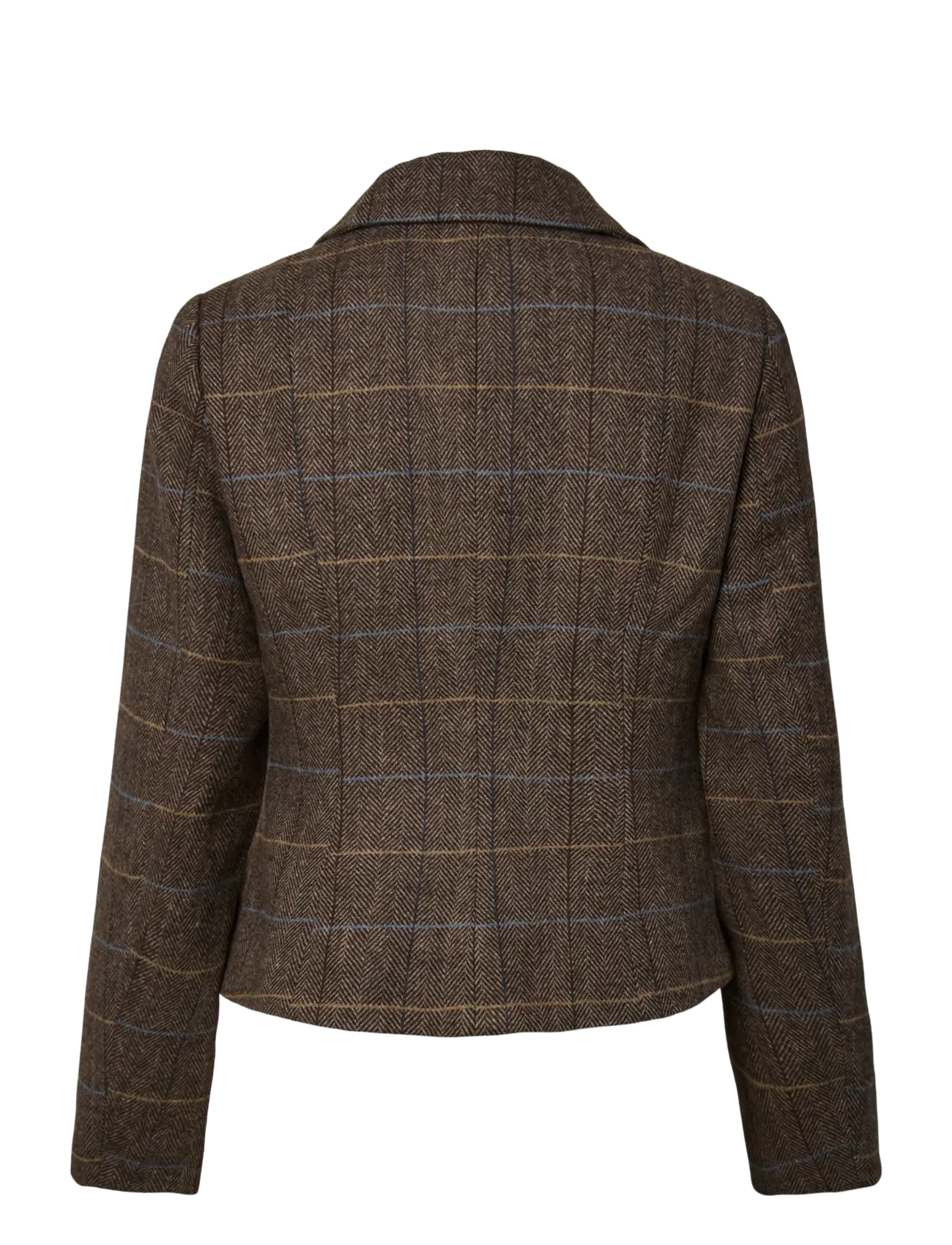 YAS - YASTHELA LS WOOL BLEND SHORT JACKET NOOS - chocolate brown - 2