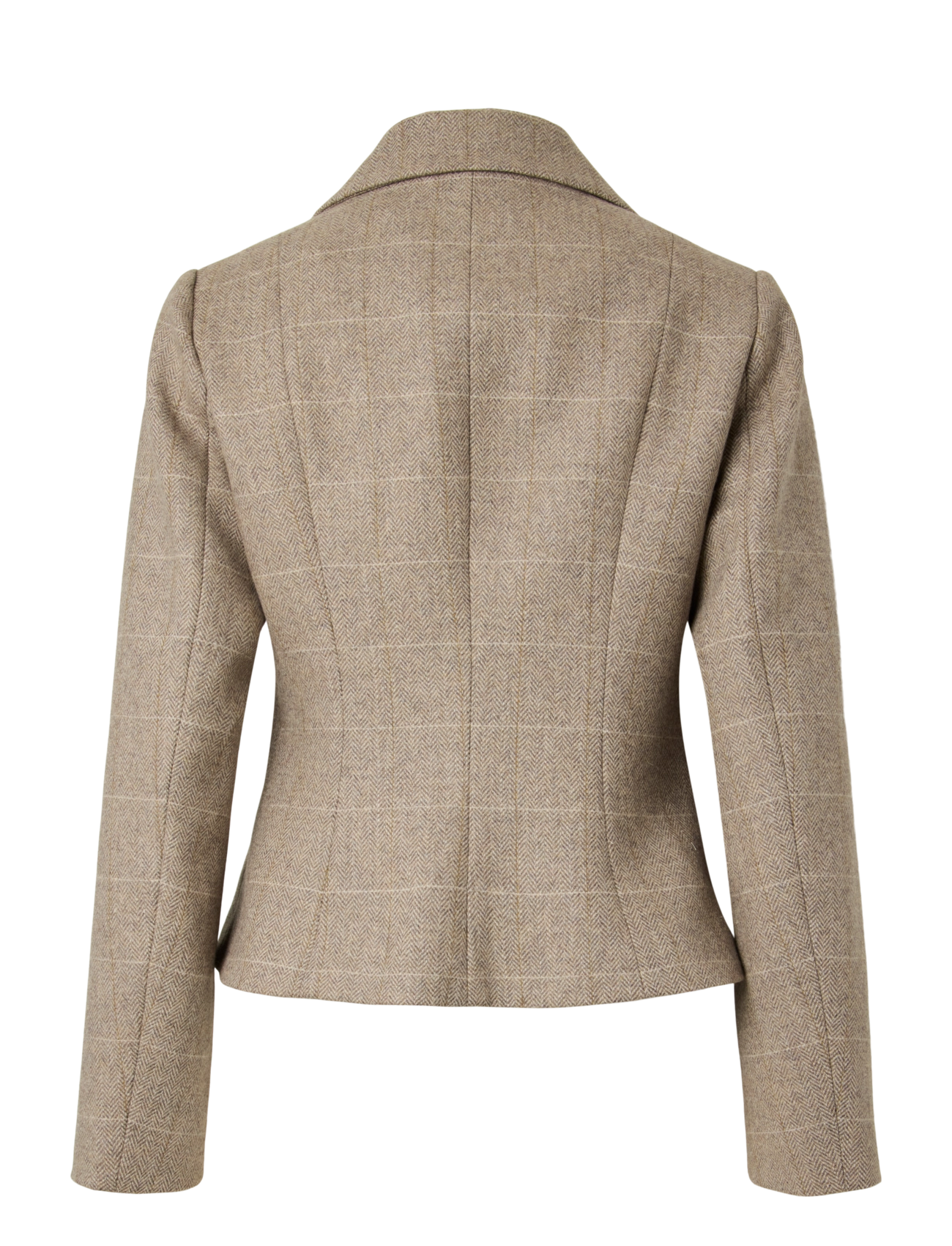 YAS - YASTHELA LS WOOL BLEND SHORT JACKET NOOS - wool jackets - taupe gray - 2