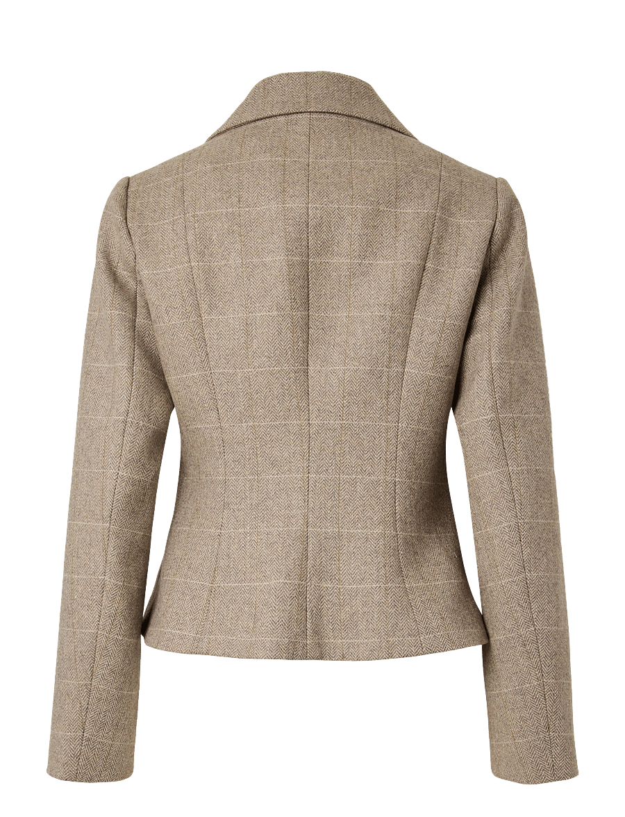 YAS - YASTHELA LS WOOL BLEND SHORT JACKET NOOS - ulljackor - taupe gray - 2