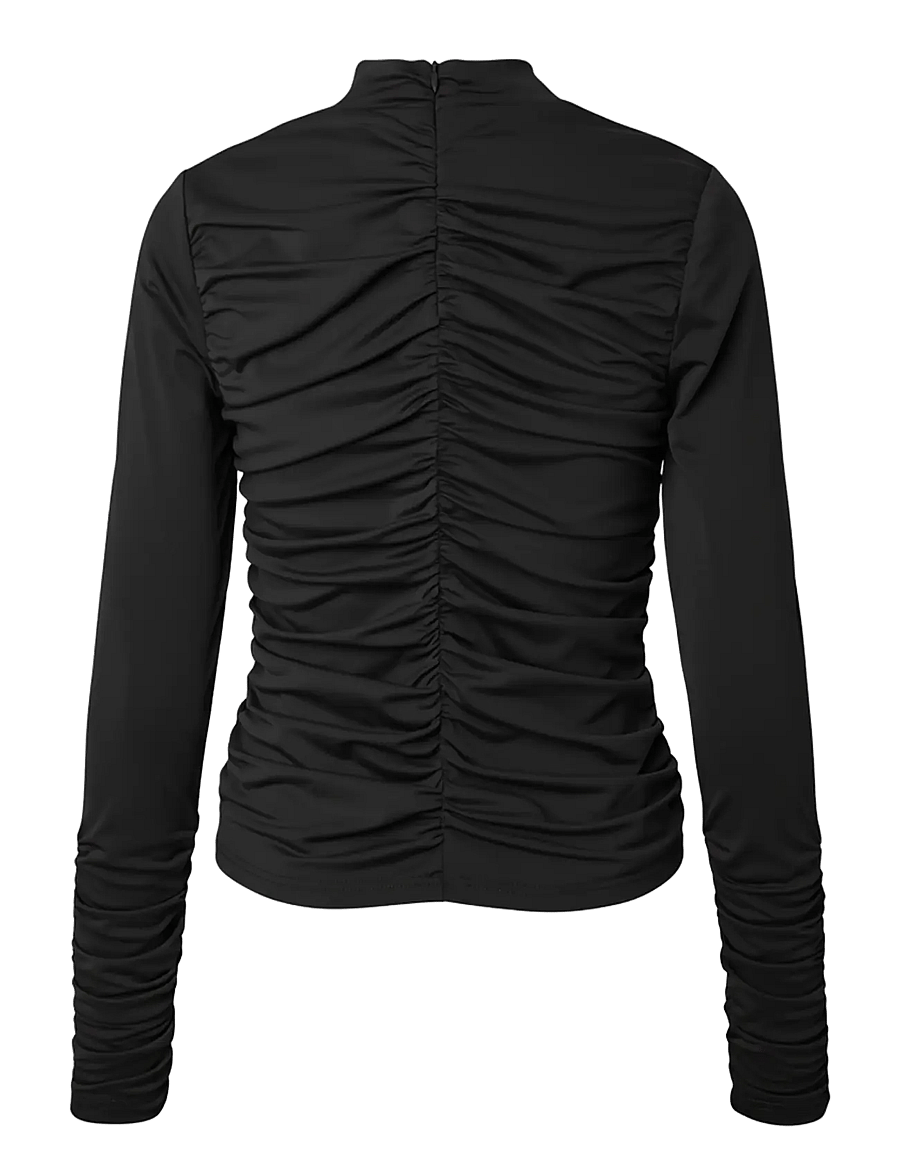 YAS - YASDONA LS TOP - SHOW - långärmade toppar - black - 1