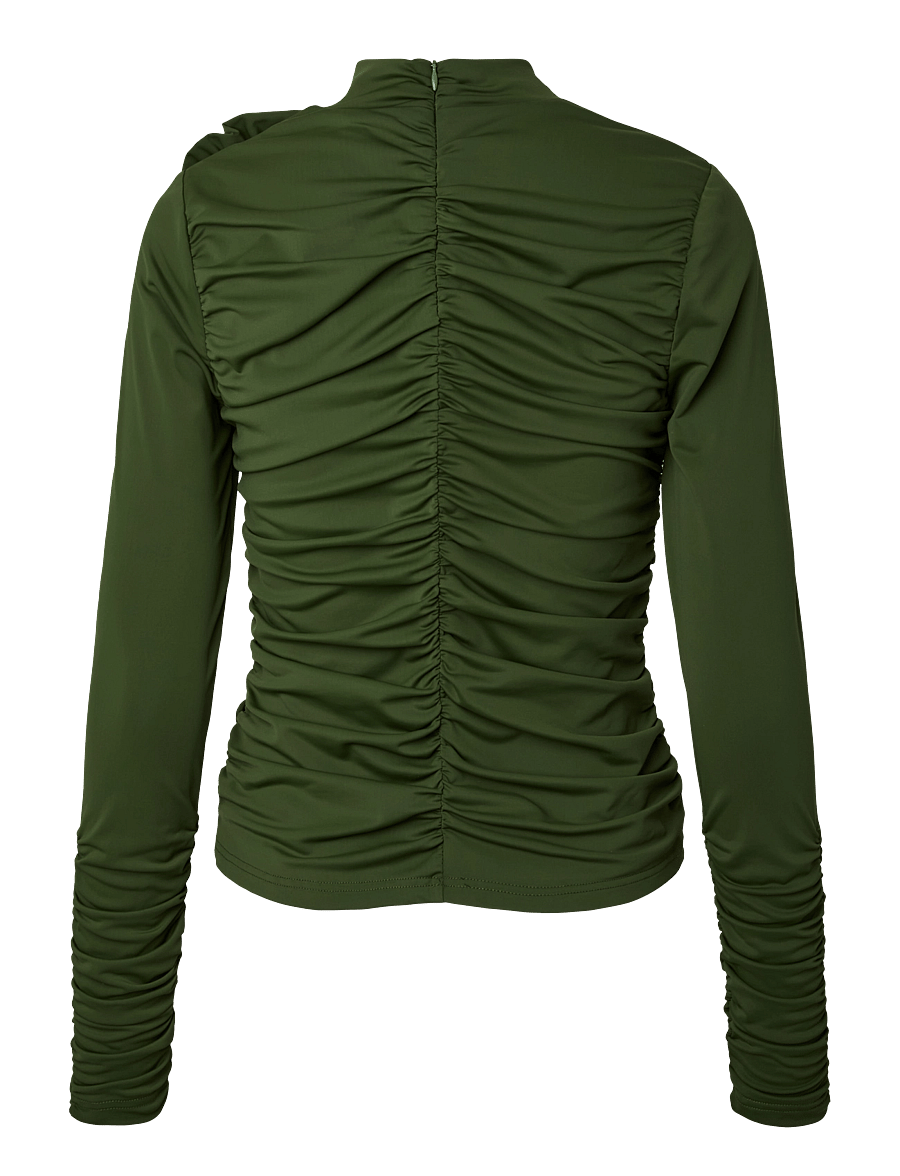 YAS - YASDONA LS TOP - SHOW - långärmade toppar - chive - 1