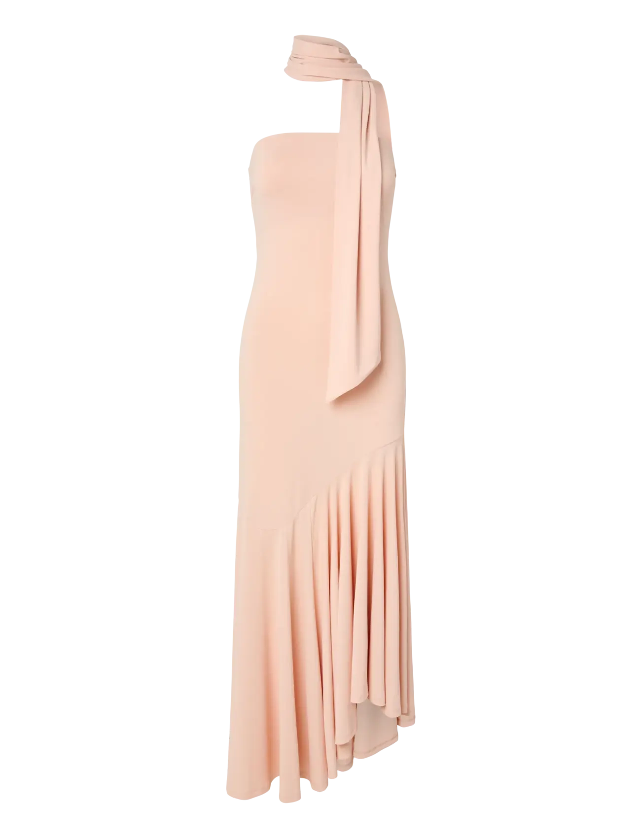 YAS godita Bandeau Long Dress S. Show, Kvinder, Bandeau Lang Kjole, Pink, Str: L