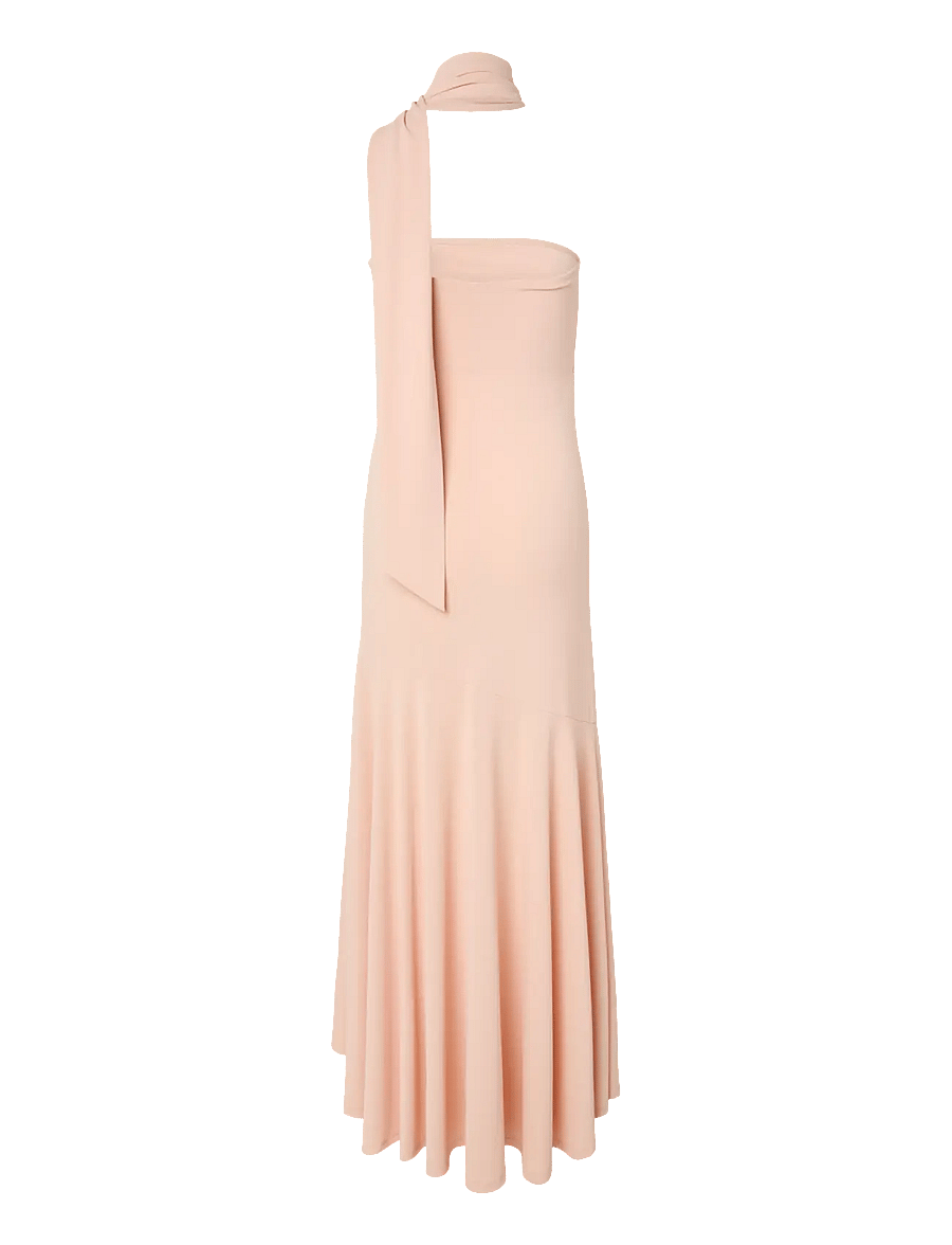 YAS - YASGODITA BANDEAU LONG DRESS S. - SHOW - partykleider - peach powder - 1