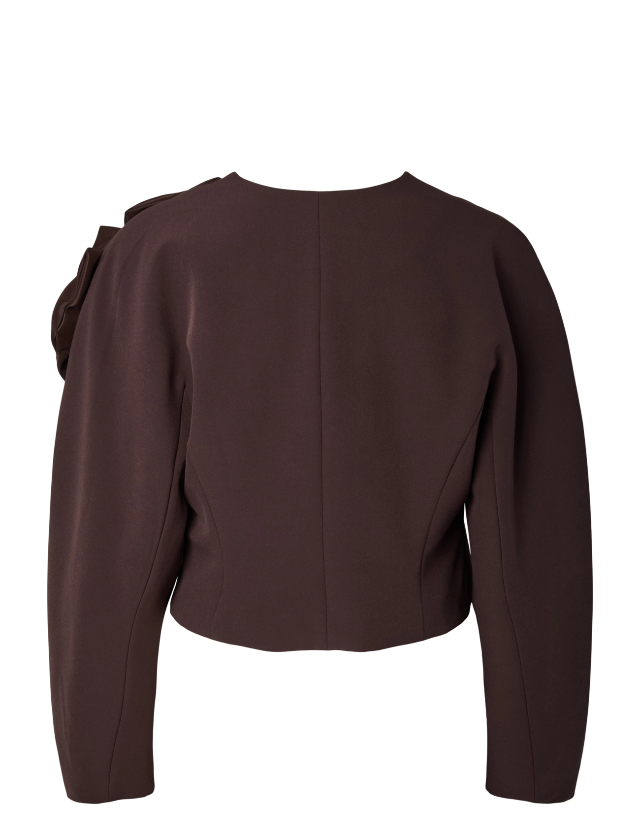 YAS - YASLAULIN FLOWER CROP JACKET S. - SHOW - spring jackets - coffee bean - 2