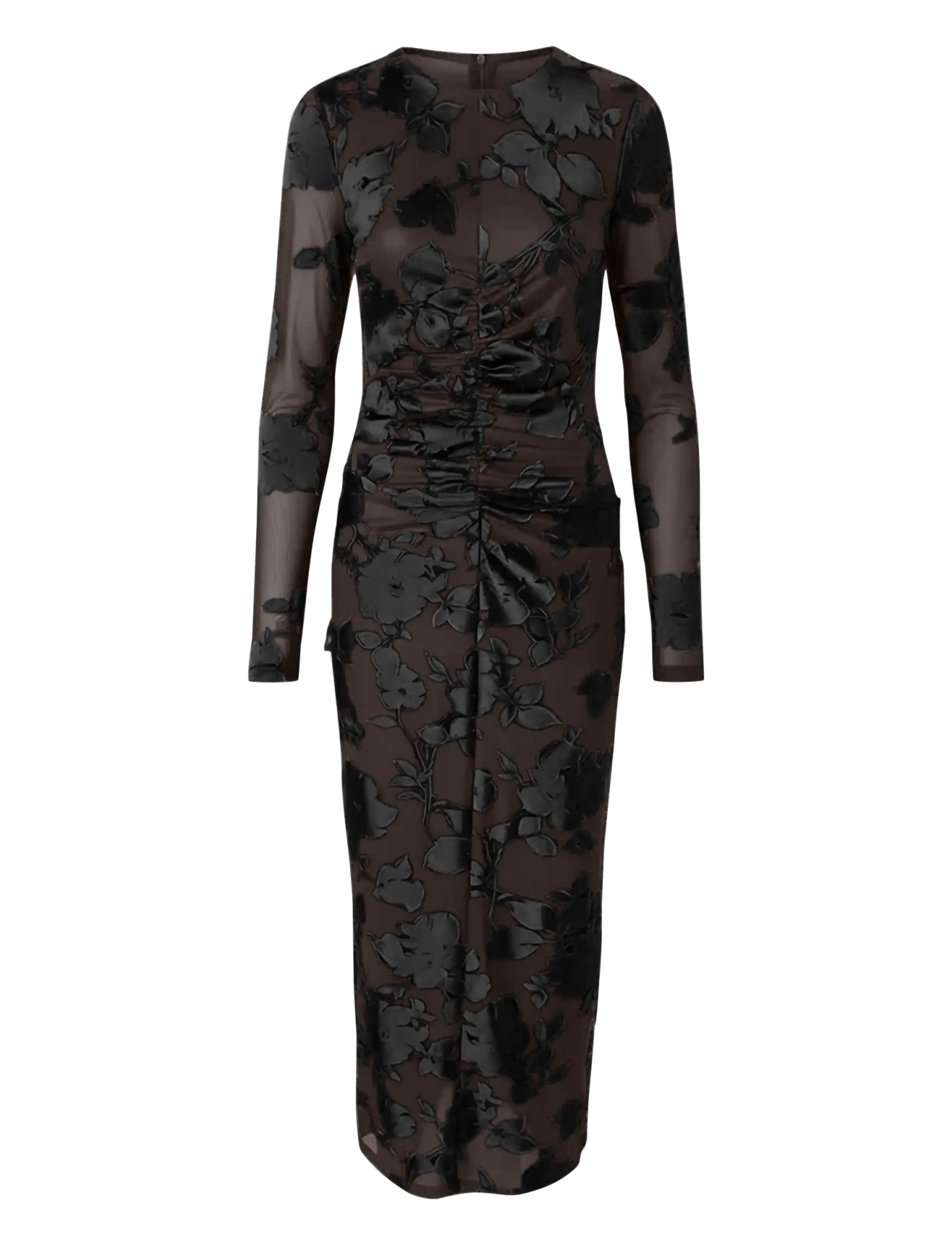 YAS - YASMARENA LS LONG DRESS S. - SHOW - cocktailkleider - coffee bean - 1
