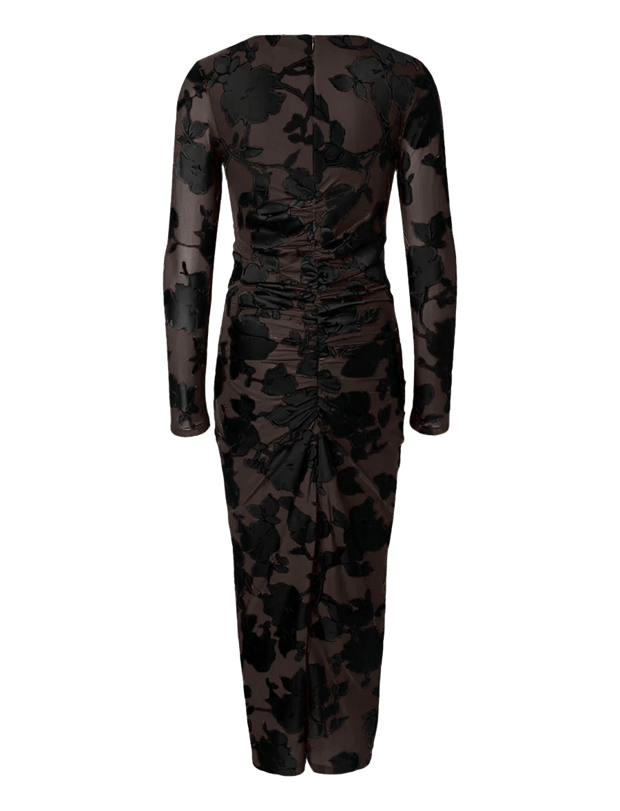 YAS - YASMARENA LS LONG DRESS S. - SHOW - cocktailkleider - coffee bean - 2