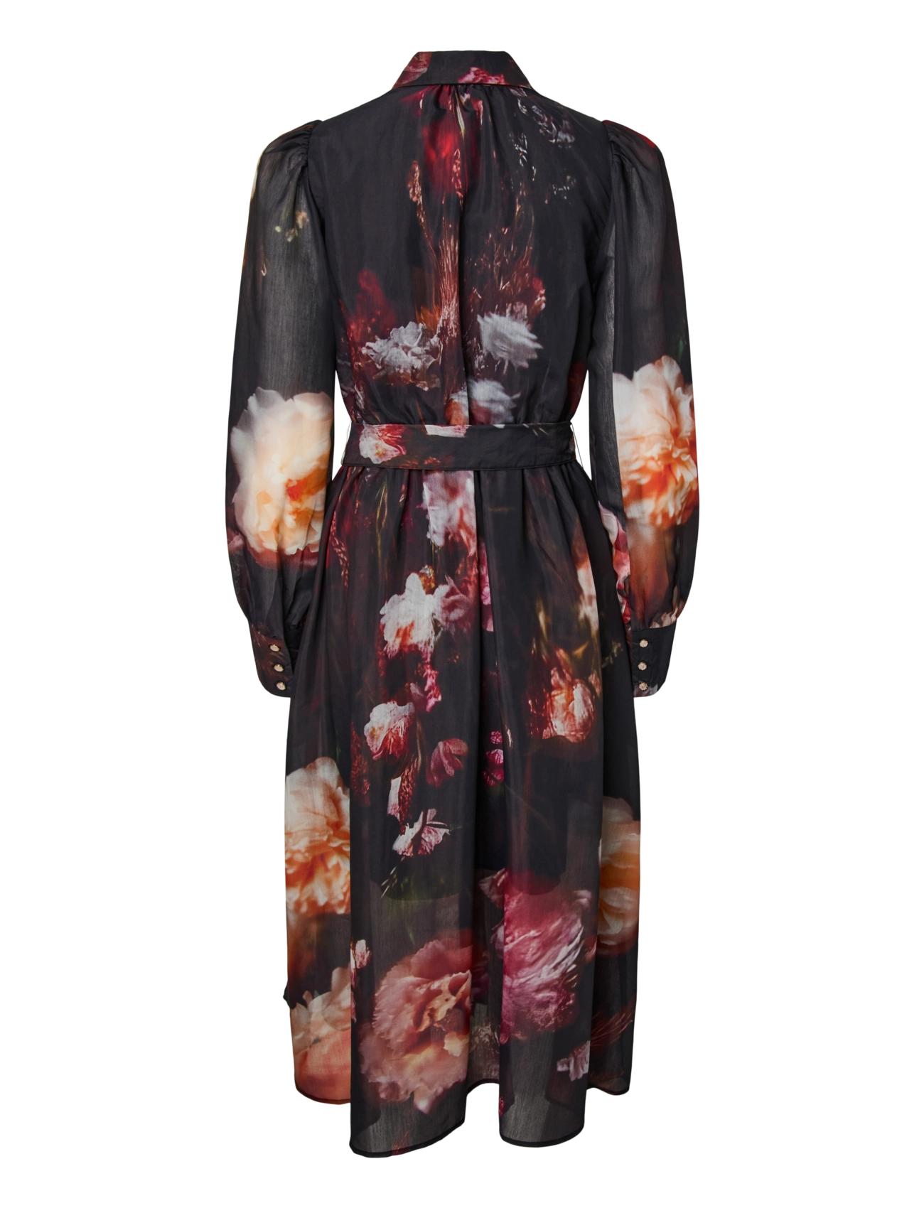 YAS - YASROMANTICA LS LONG DRESS NEW S. - SHOW - black - 1