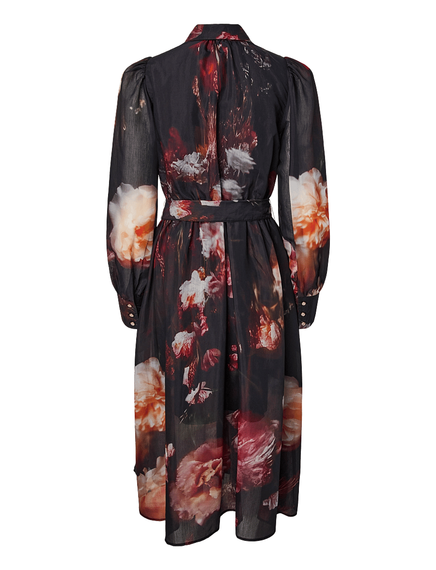 YAS - YASROMANTICA LS LONG DRESS NEW S. - SHOW - black - 1