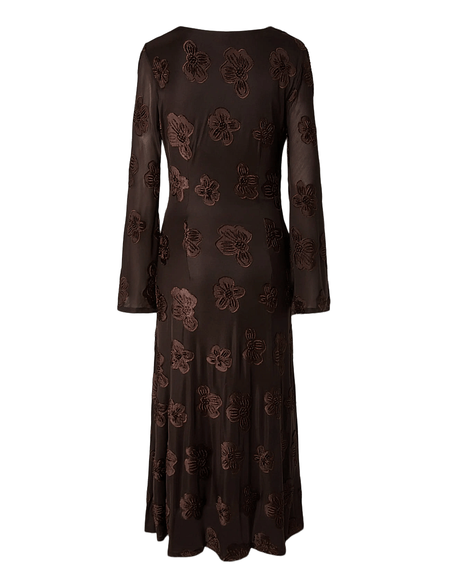 YAS - YASSERAPHINE SL LONG DRESS S. - SHOW - maksikleidid - chocolate brown - 1